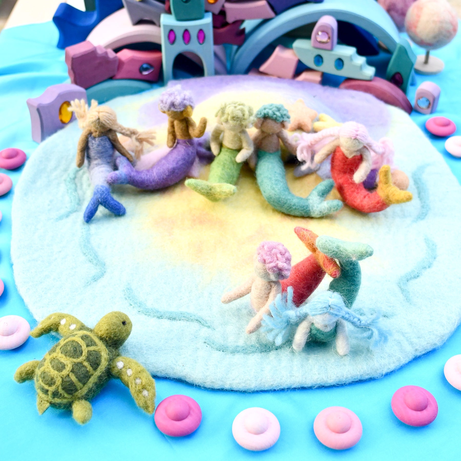 Mermaid Cove Play Mat Playscape - Tara Treasures