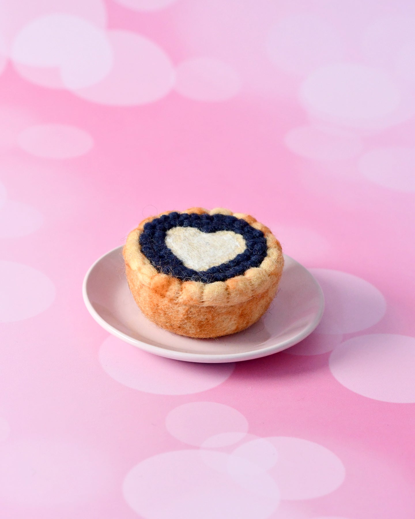 Felt Blueberry Tart