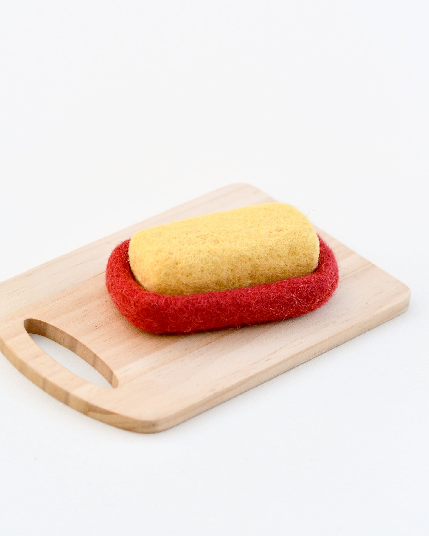 Felt Butter on Dish (2 Pieces)