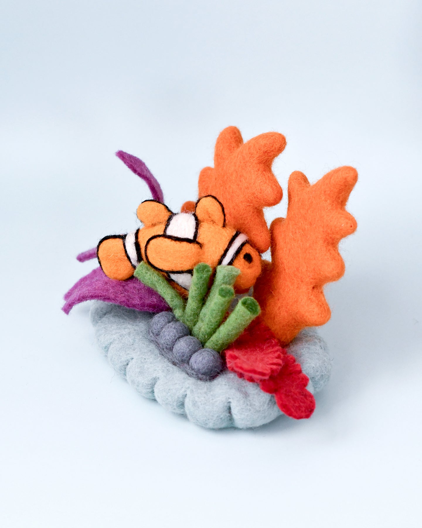 Felt Coral Reef with Clownfish Set