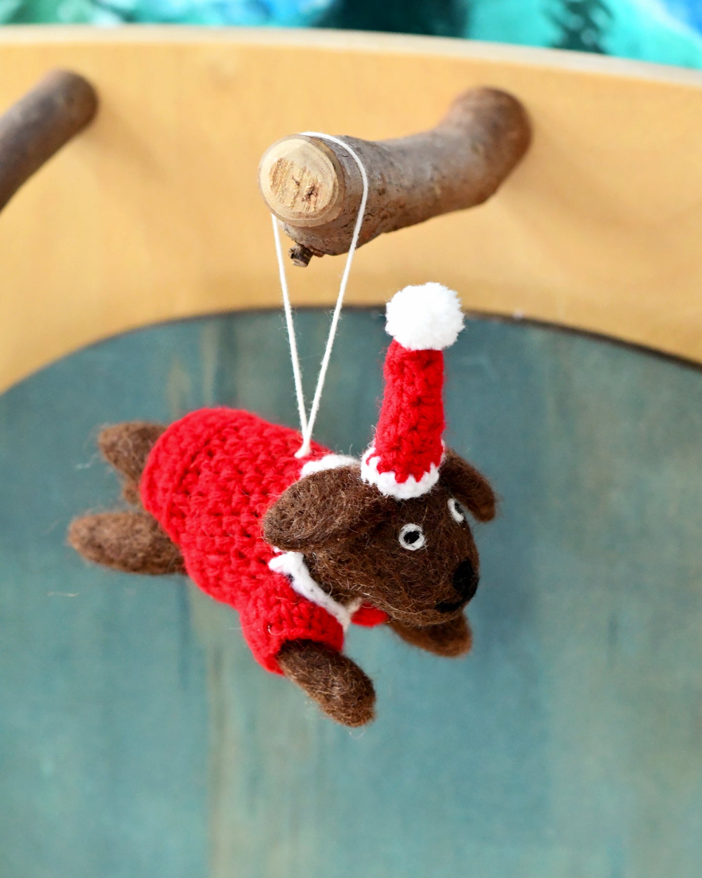 Felt Christmas Dachshund Sausage Dog