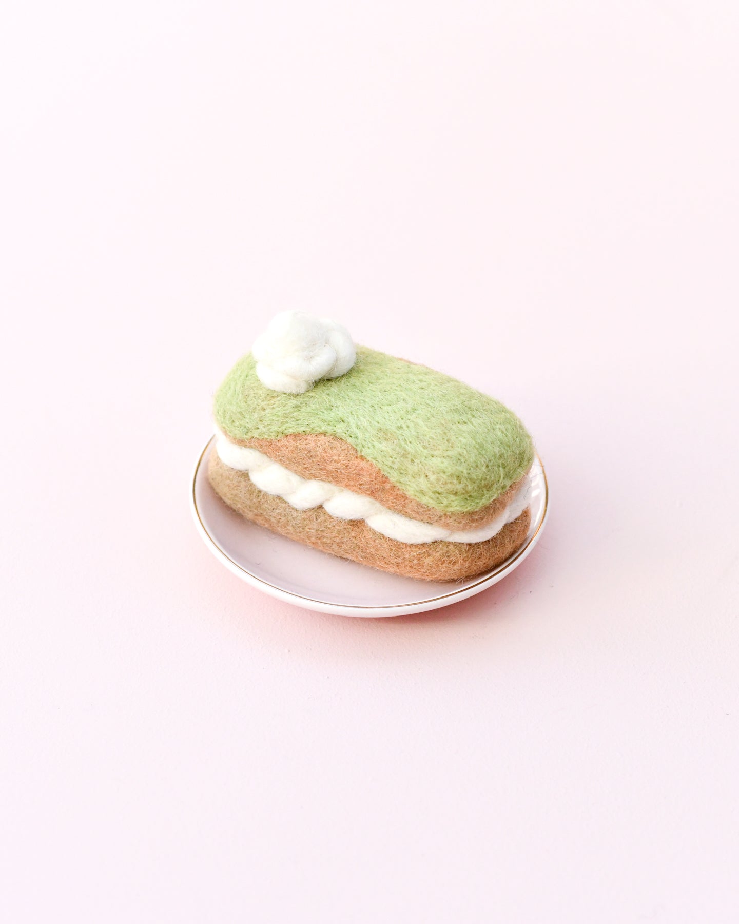 Felt Matcha Eclair