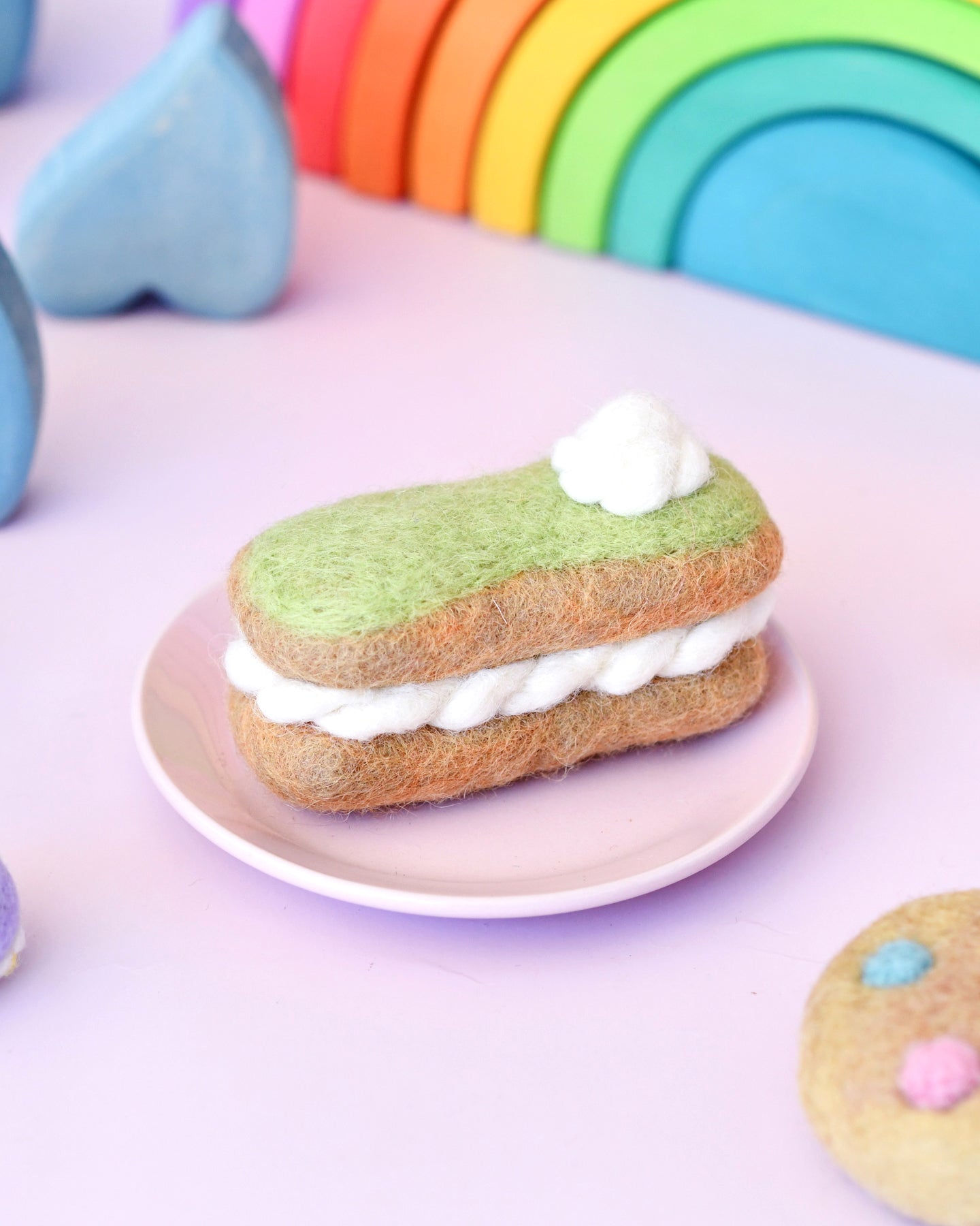 Felt Matcha Eclair