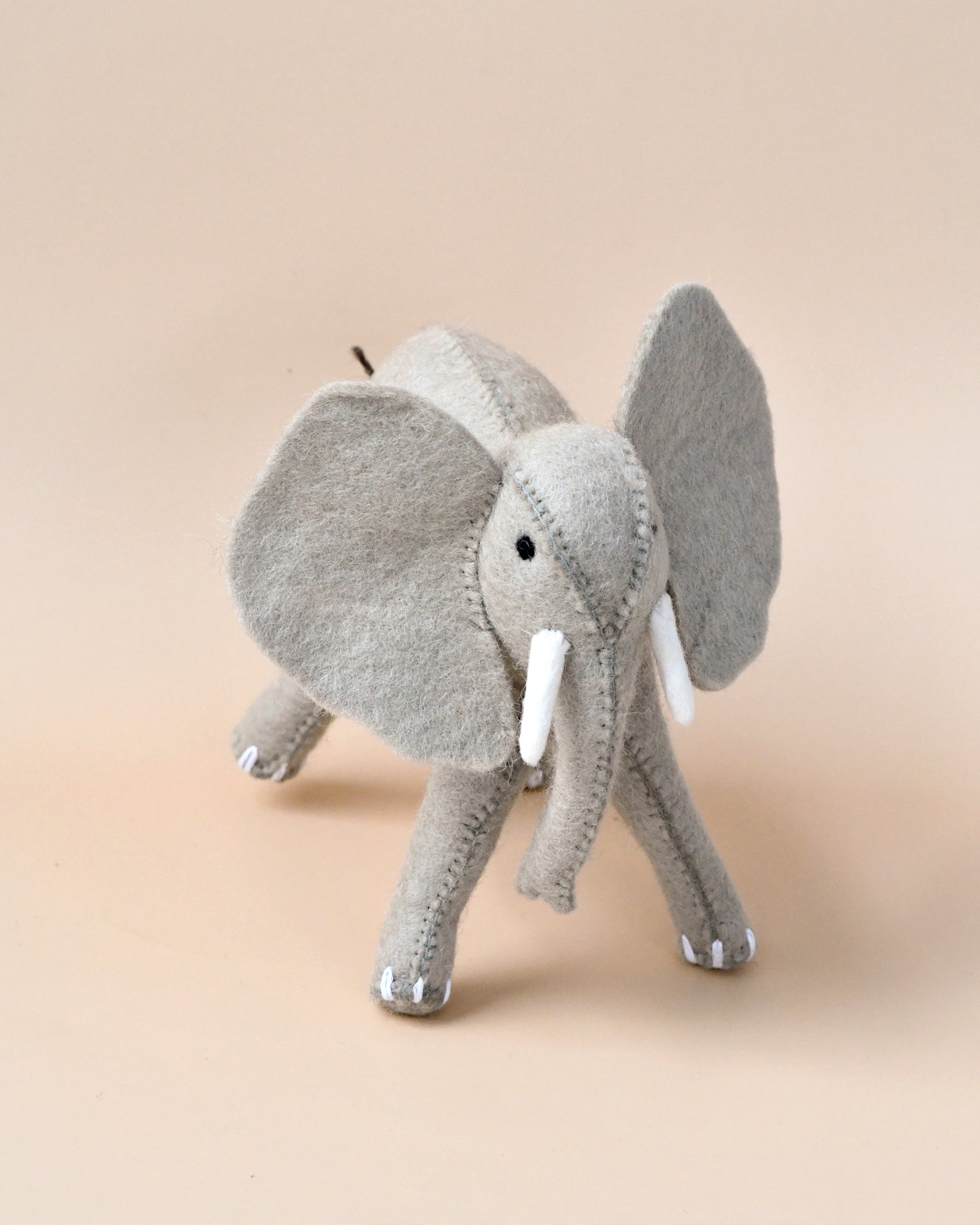 Felt Elephant Soft Toy for Safari Play