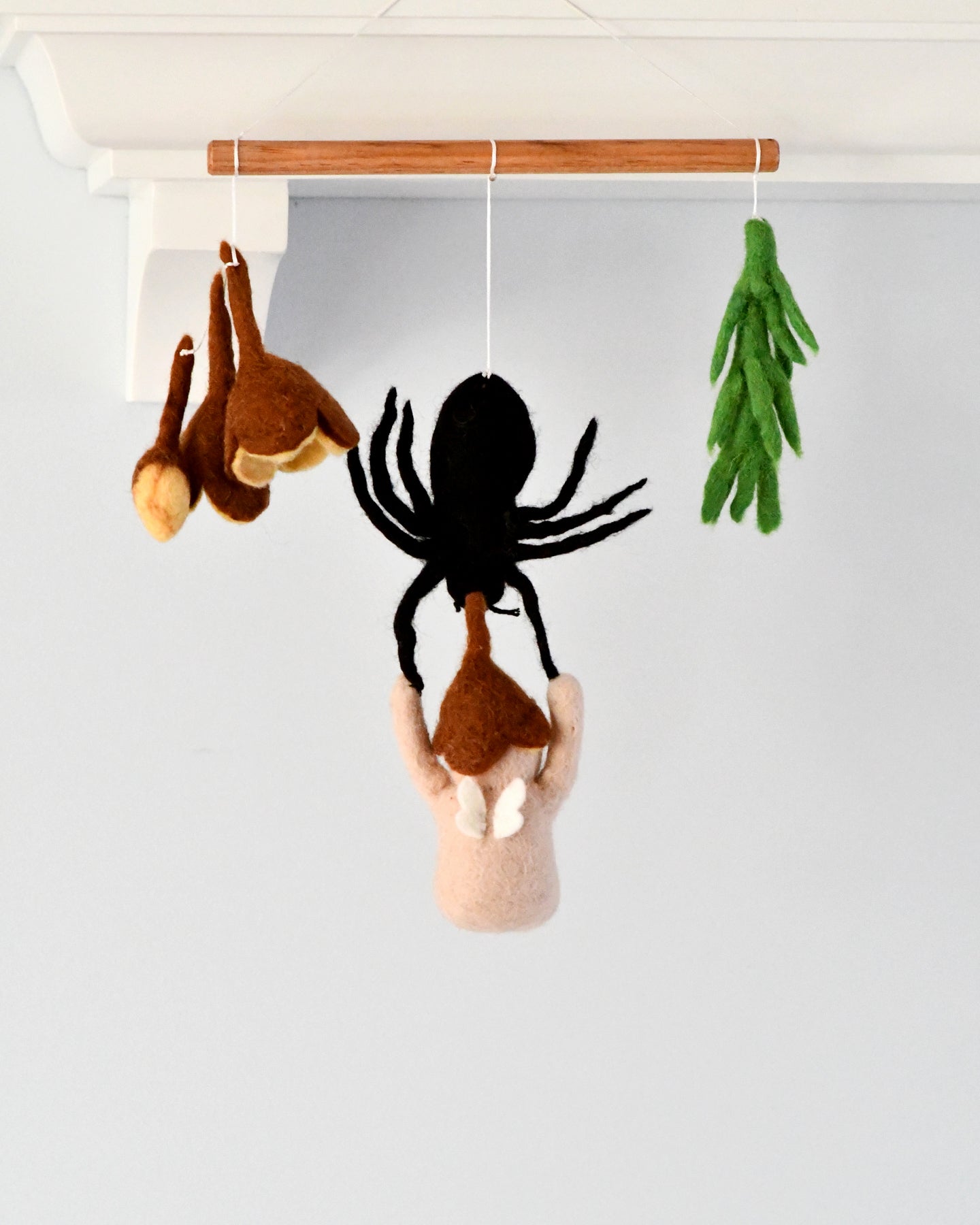 May Gibbs x Tara Treasures  - Boronia Baby with Red Back Spider Hanging