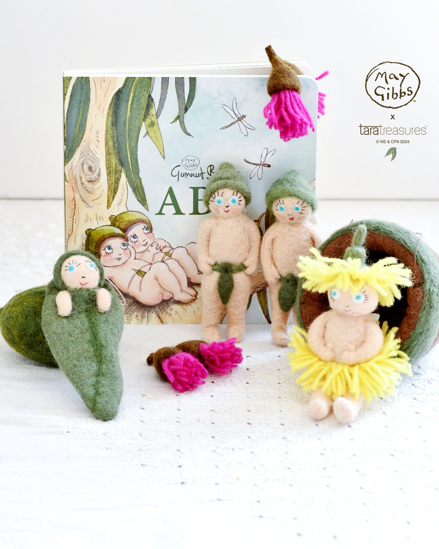 May Gibbs x Tara Treasures  - Gumnut Baby Toy