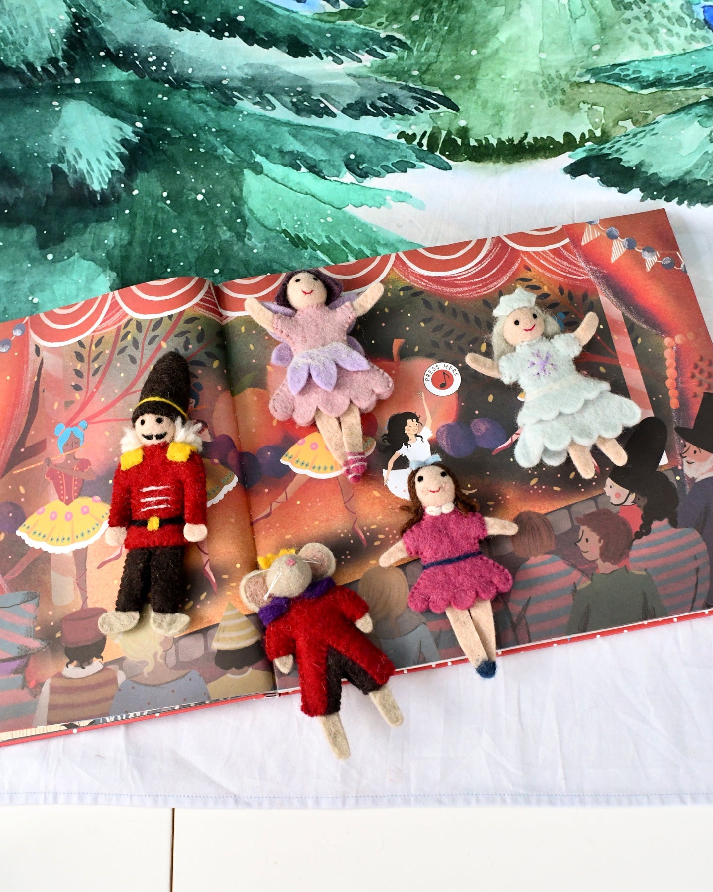 Nutcracker and the Mouse King Finger Puppet Set