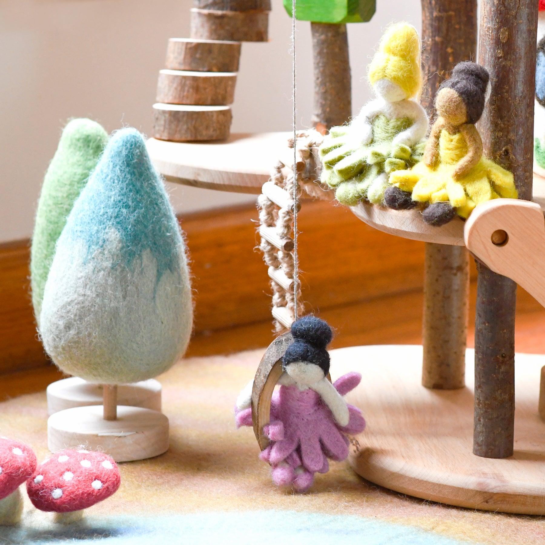 Magical Felt Tree - Blue - Tara Treasures