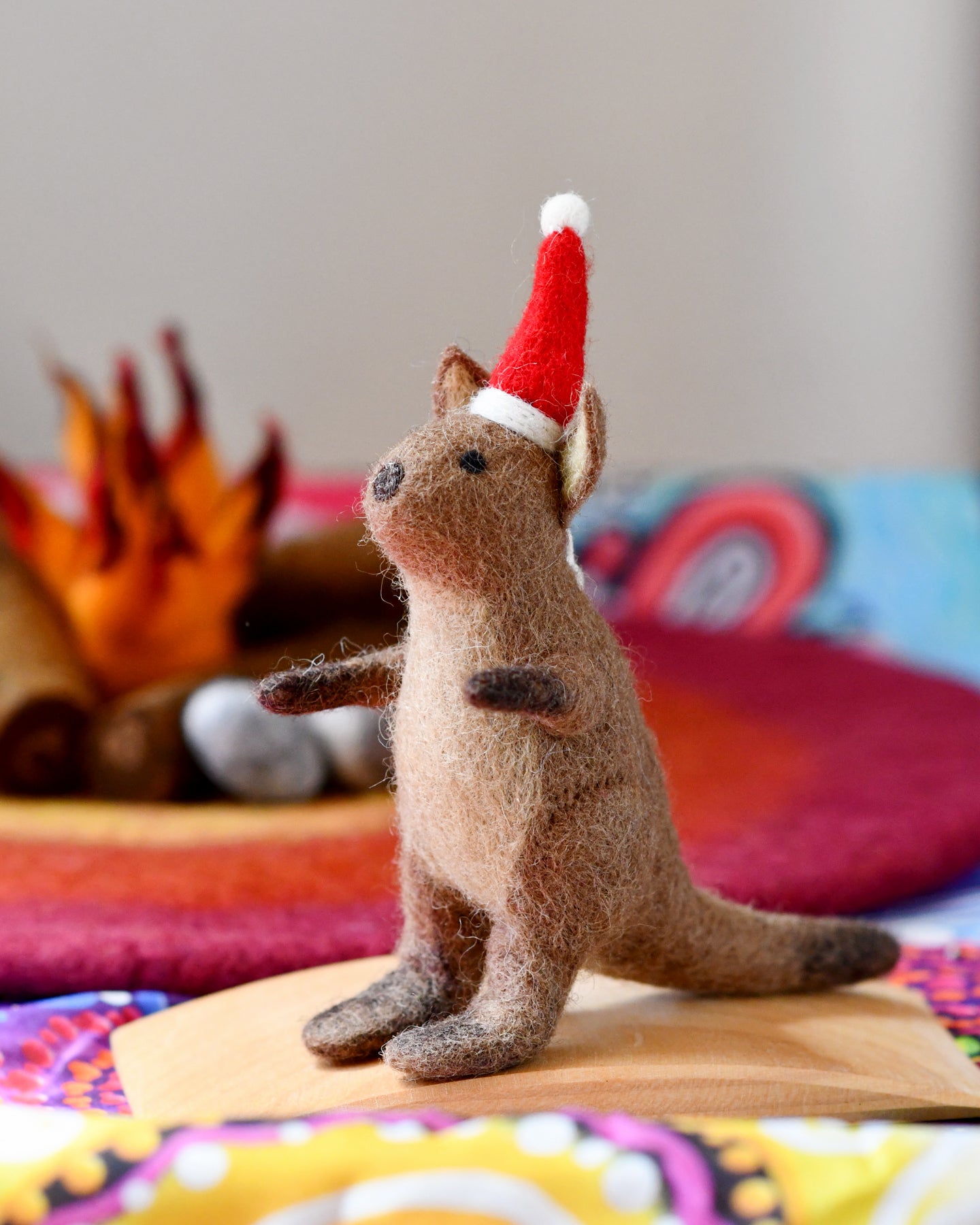 Felt Australian Kangaroo Christmas Ornament