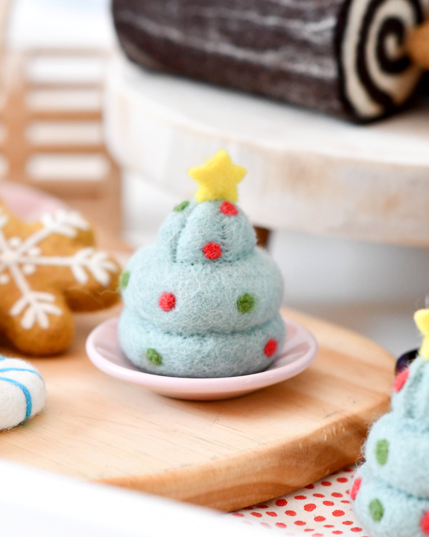 Felt Christmas Meringue Tree