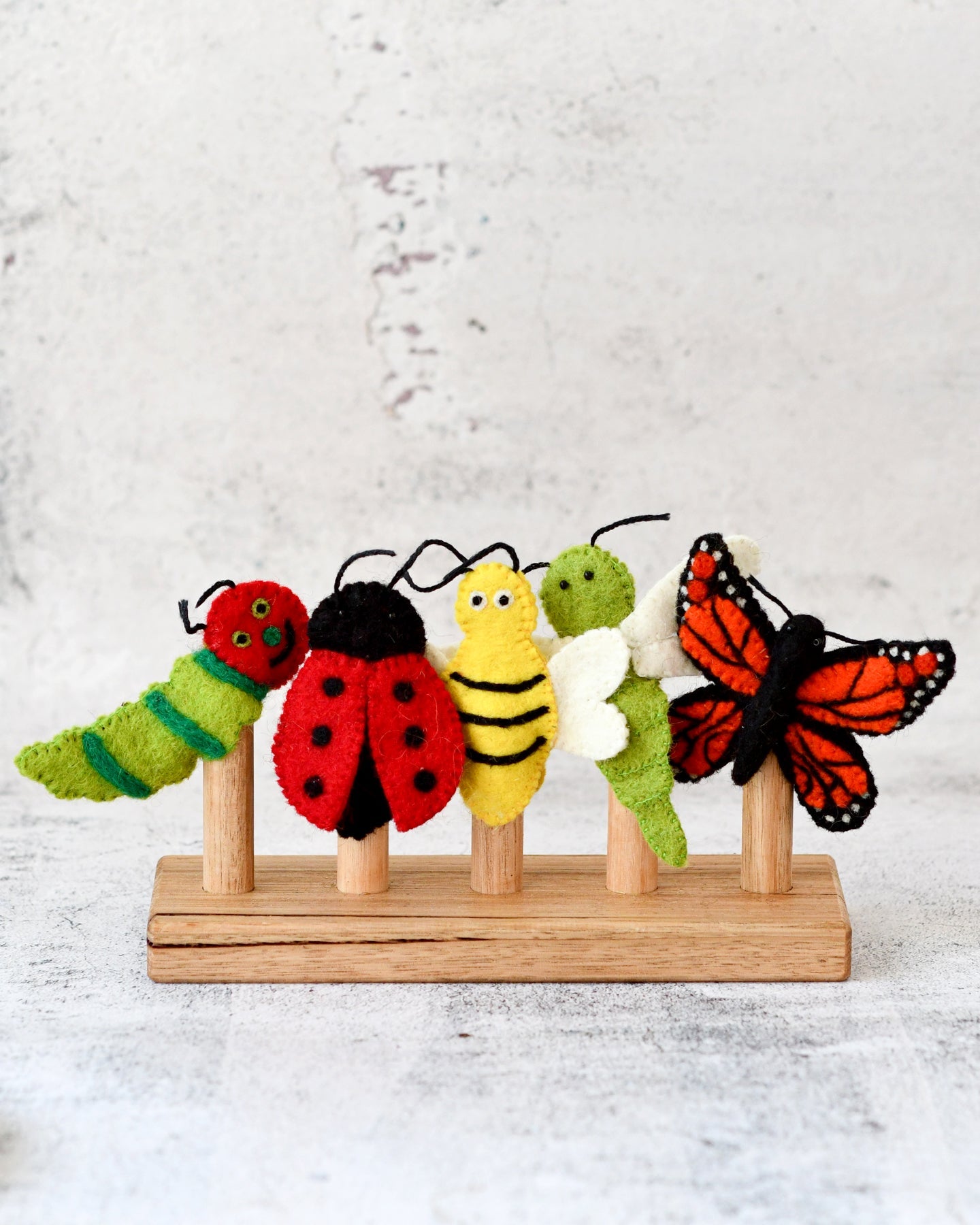 Insects and Bugs - Finger Puppet Set - Tara Treasures