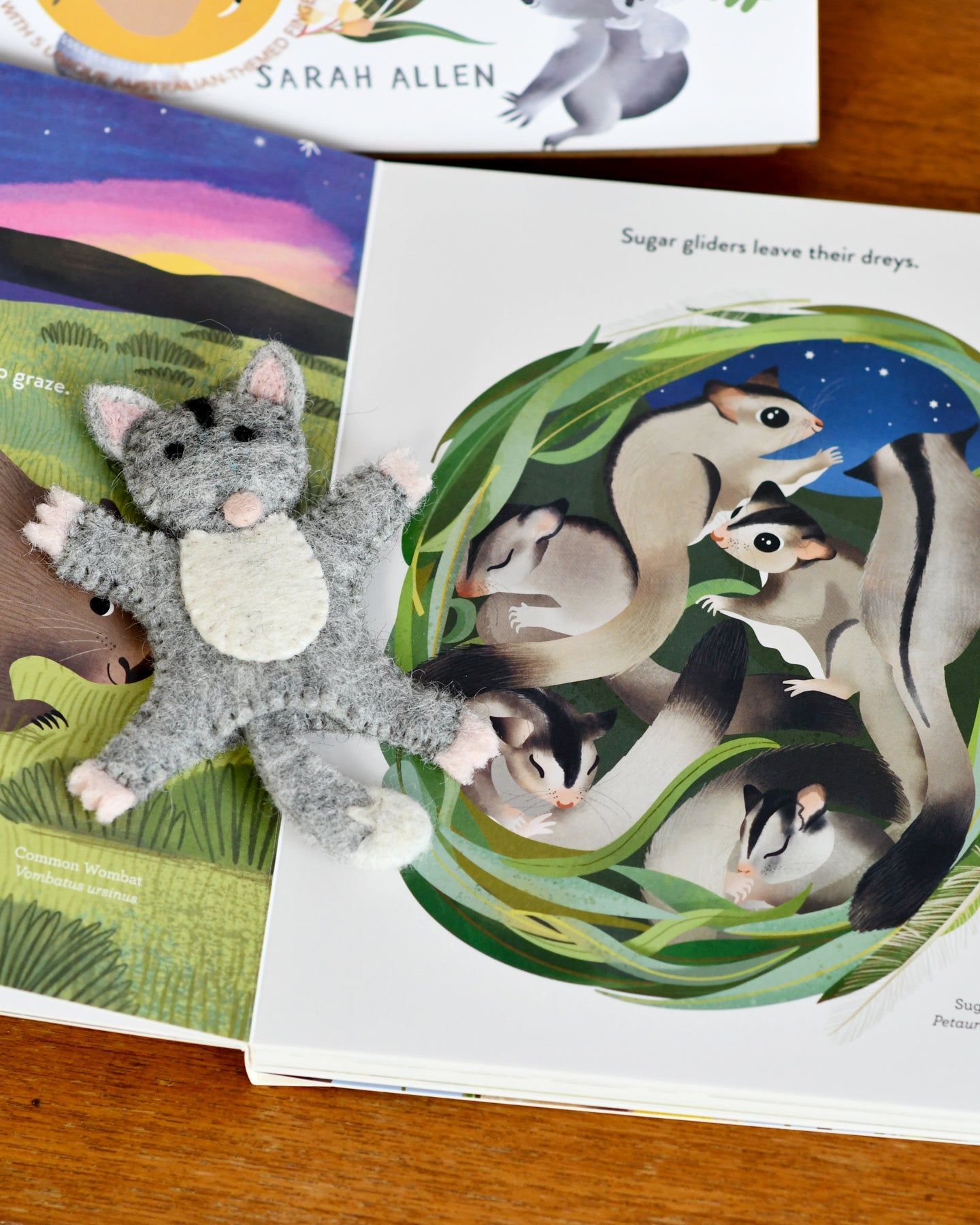 Jumping Joeys Finger Puppets and Book Set by Sarah Allen