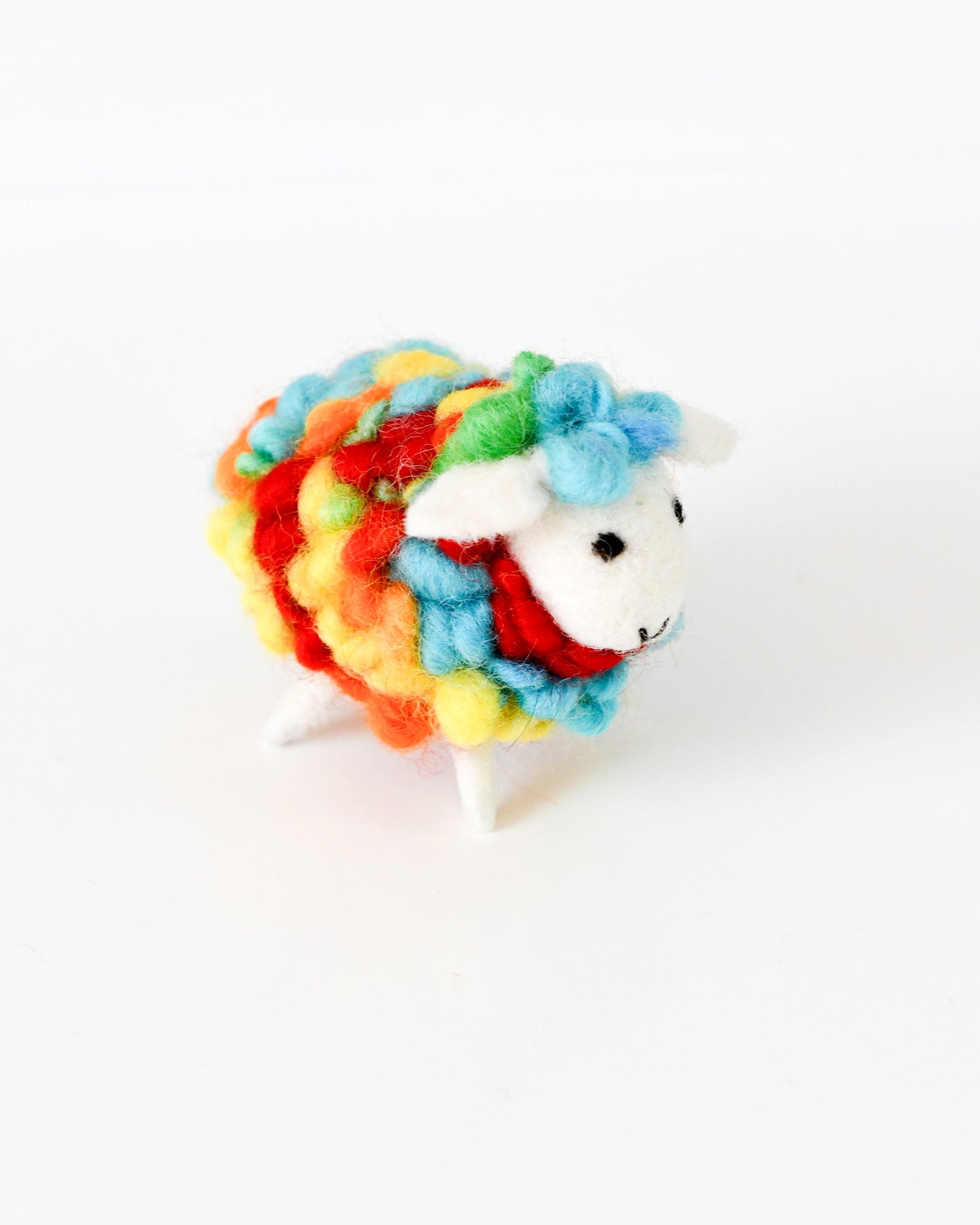 Felt Rainbow Sheep Toy