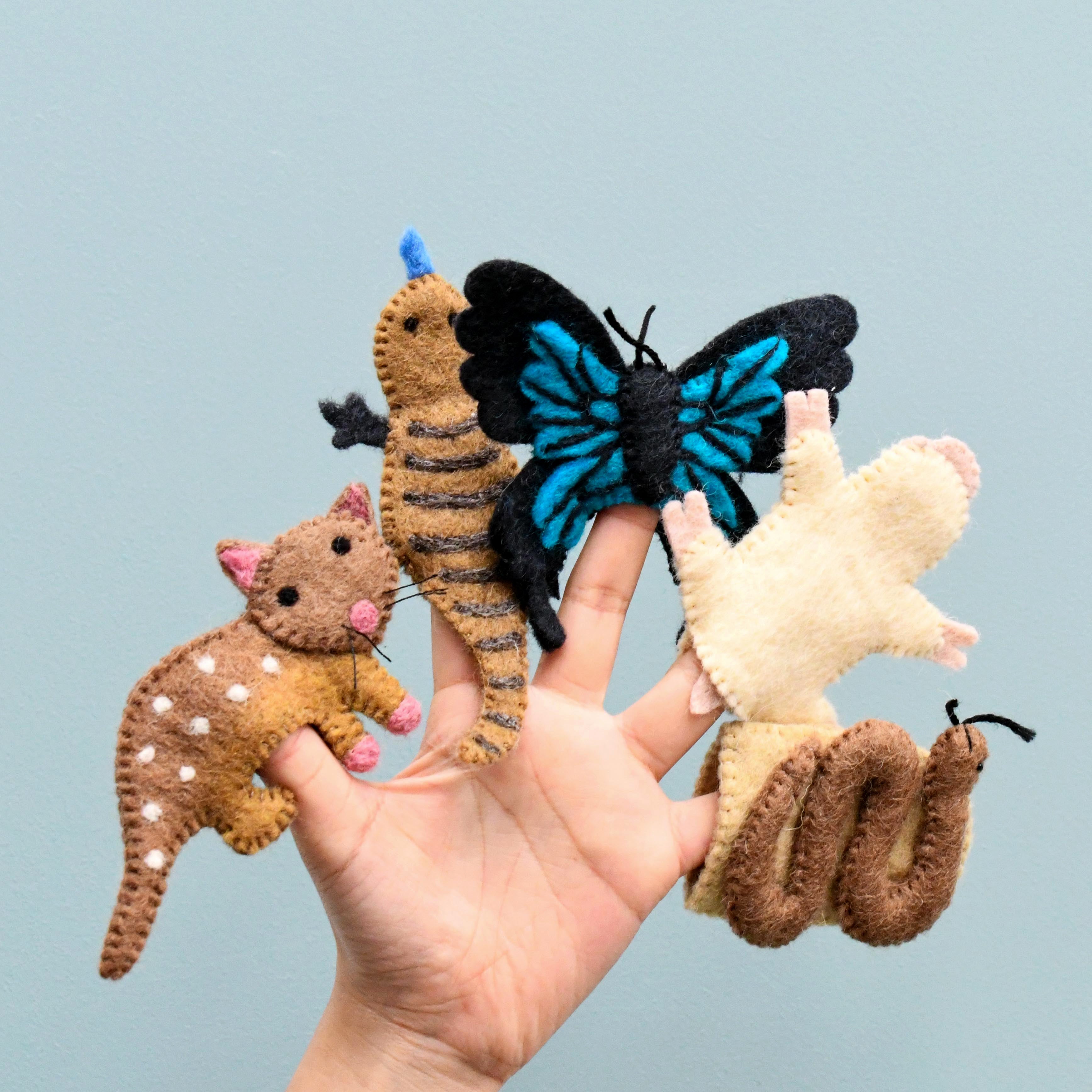 Australian Animals F, Finger Puppet Set - Tara Treasures