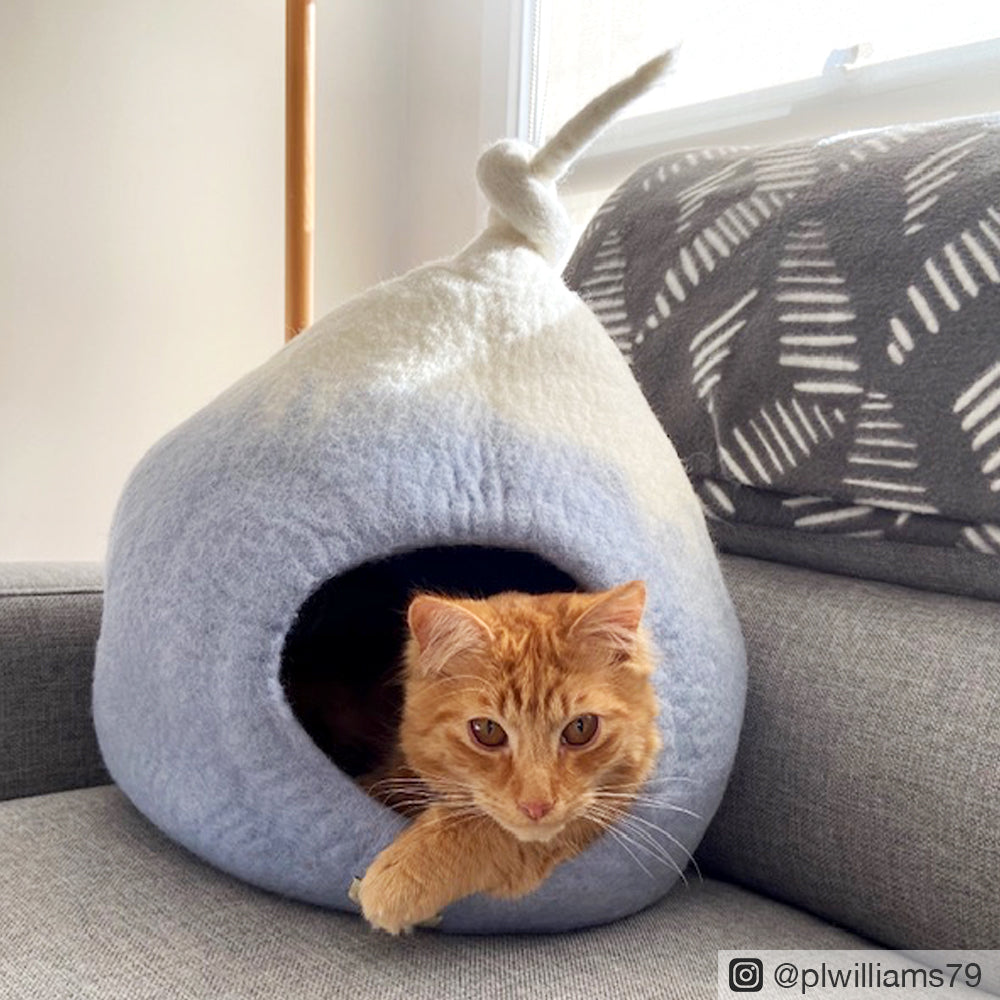 Cat Cave - Pod Blue Ombre - Tara Treasures