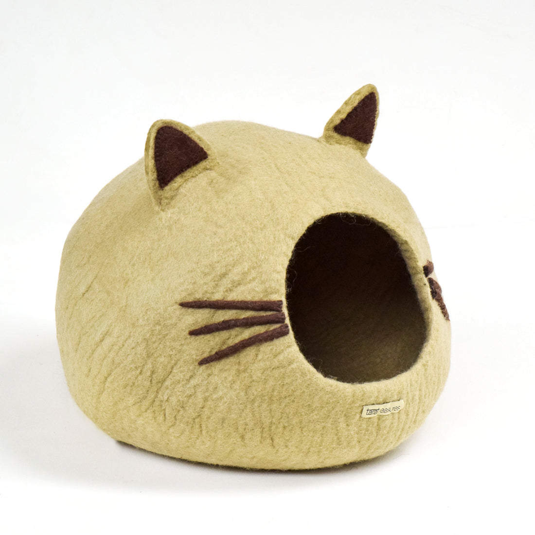 Cat Cave - Cat Head Brown - Tara Treasures