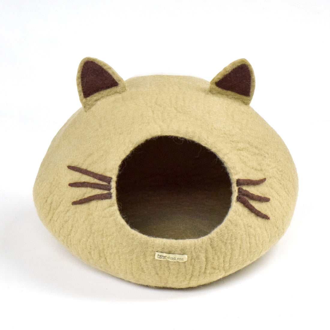 Cat Cave - Cat Head Brown - Tara Treasures