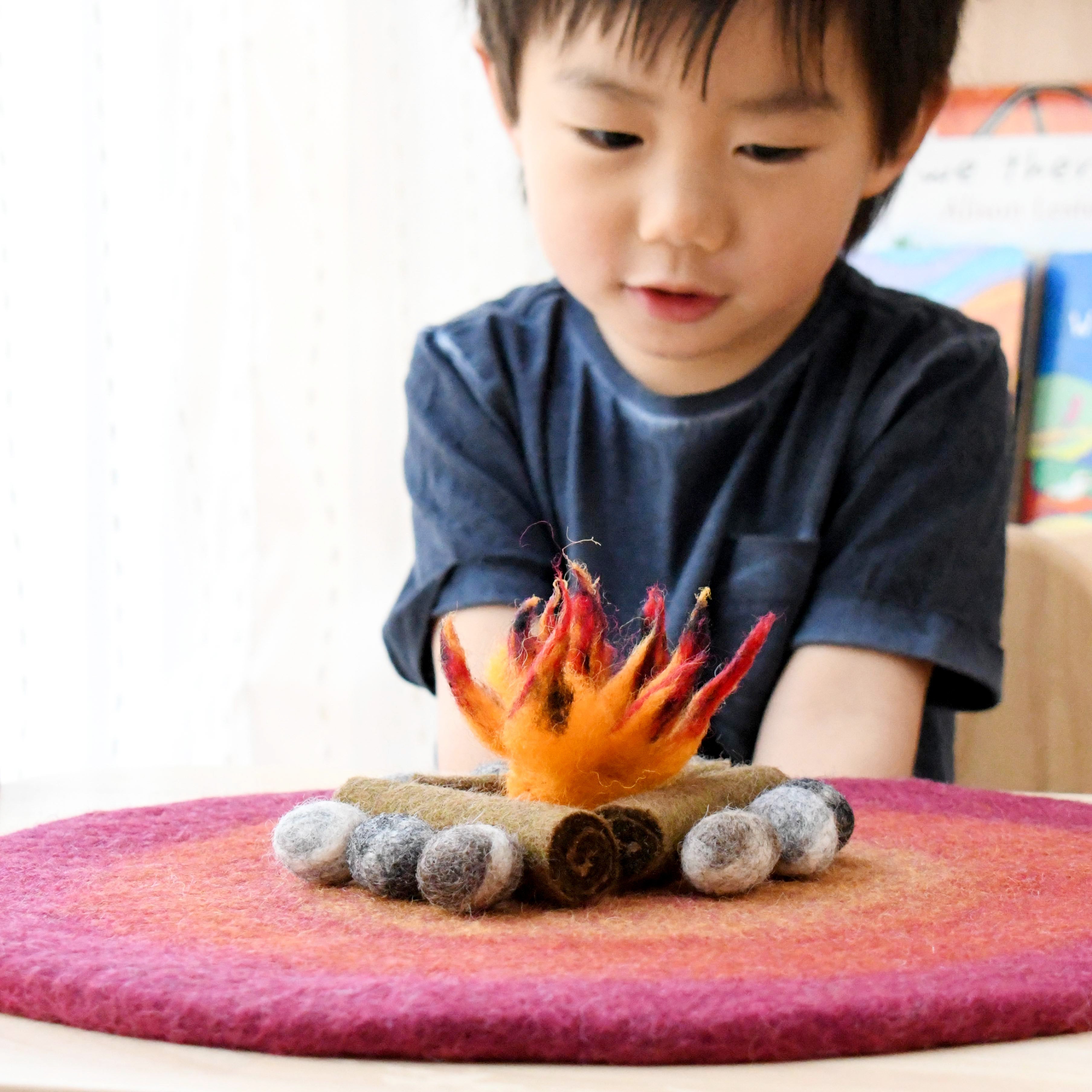 Campfire Play Mat Playscape - Tara Treasures