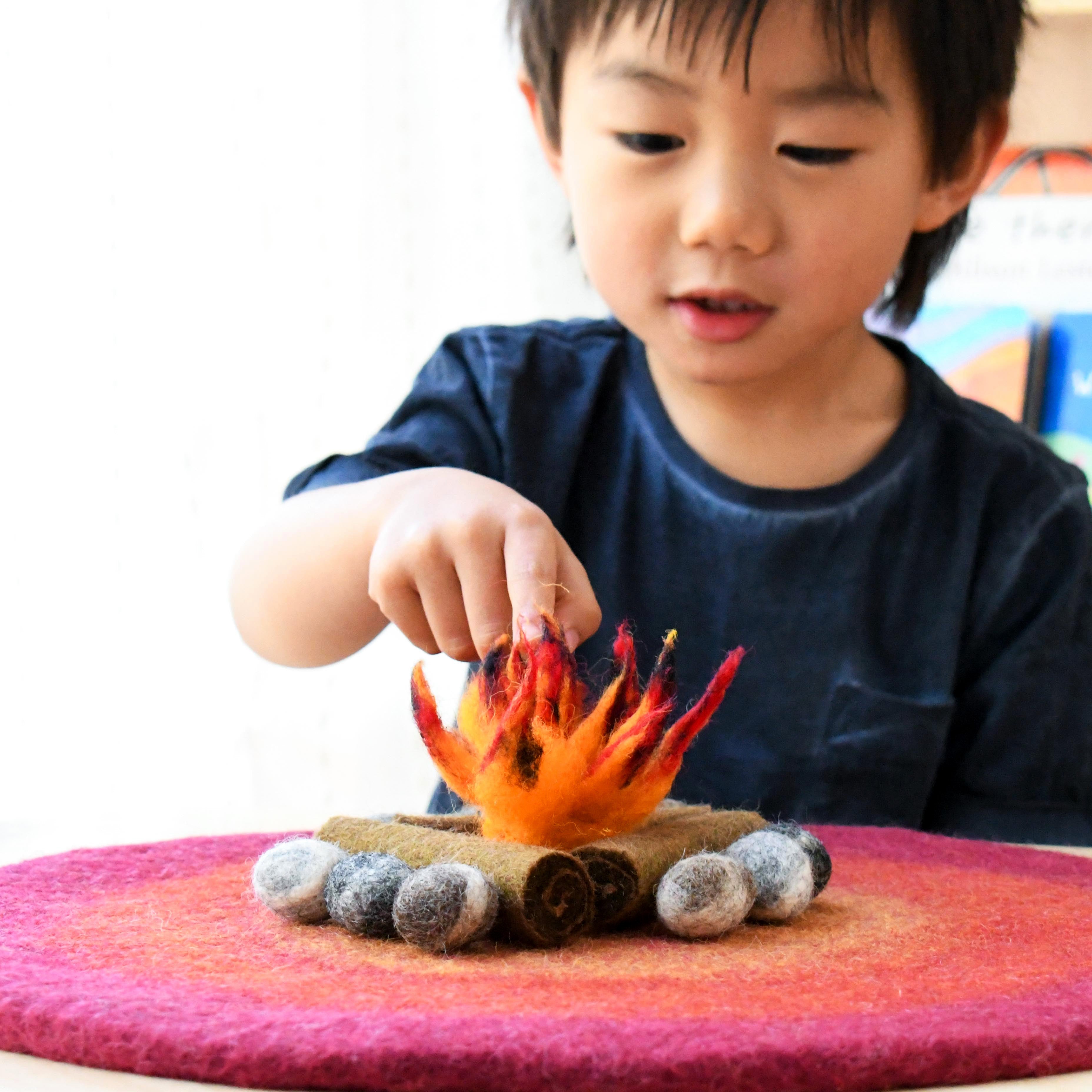 Campfire Play Mat Playscape - Tara Treasures