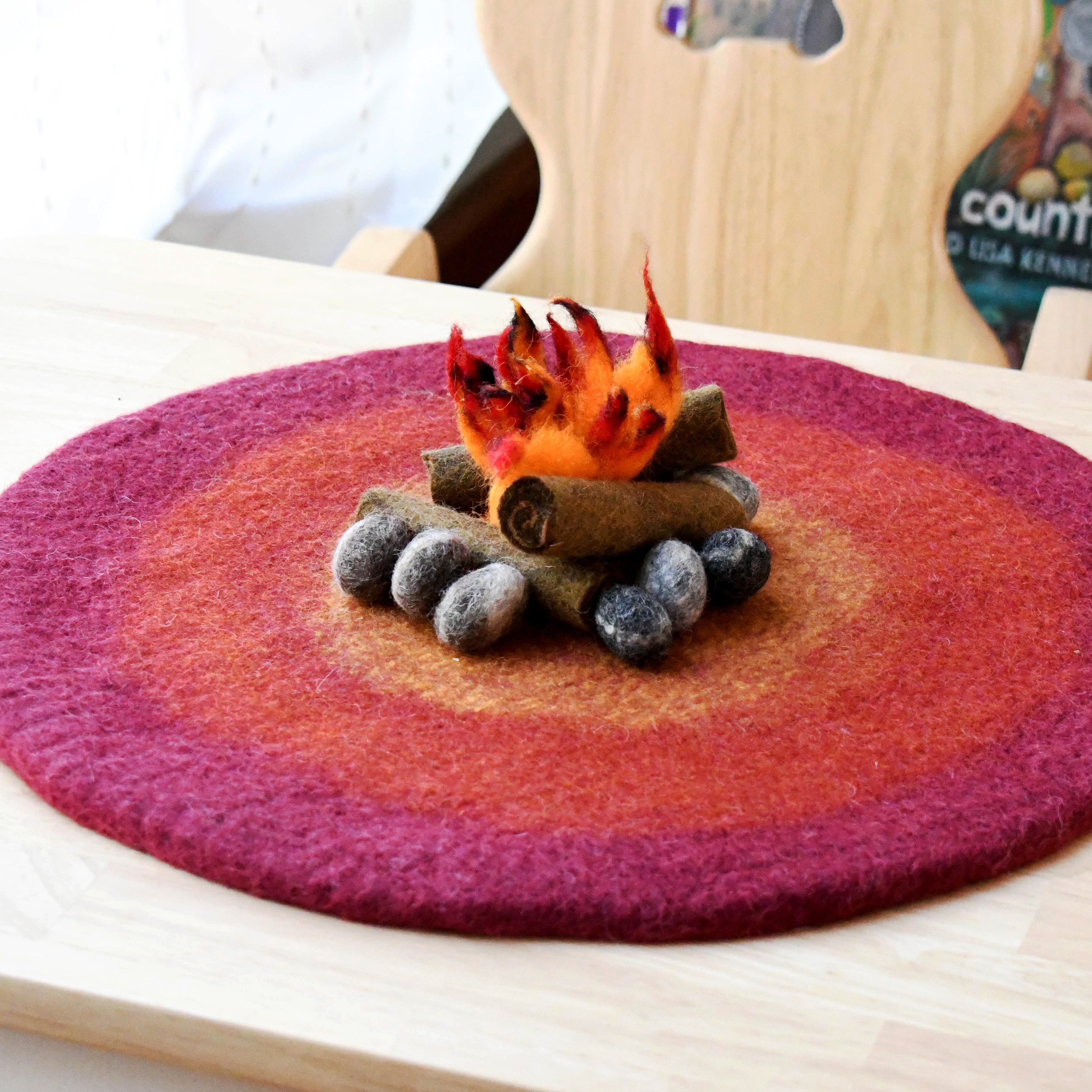 Campfire Play Mat Playscape - Tara Treasures