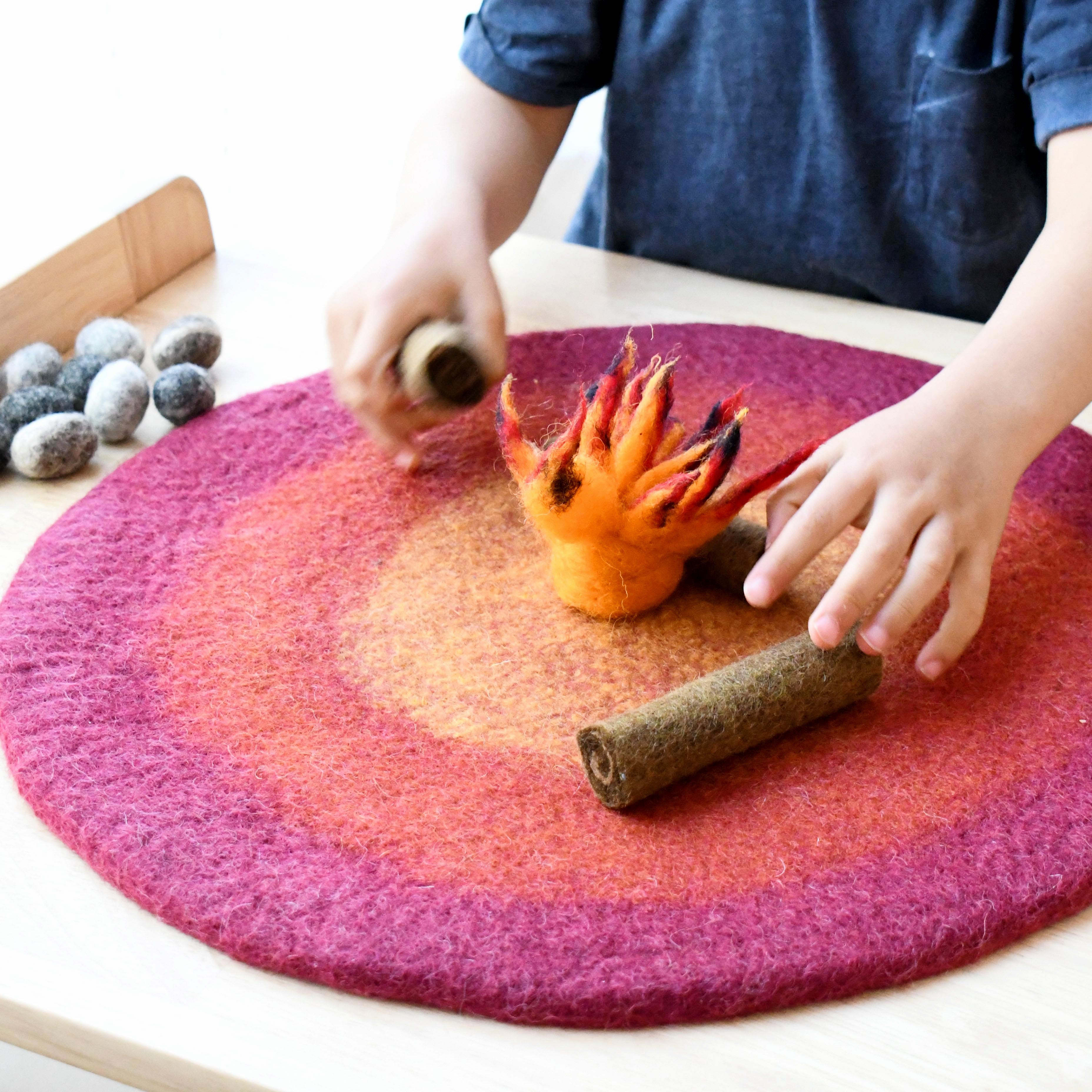 Campfire Play Mat Playscape - Tara Treasures