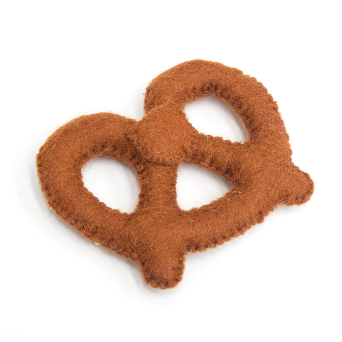 Catnip Pretzel Felt Toy for Cats - Tara Treasures