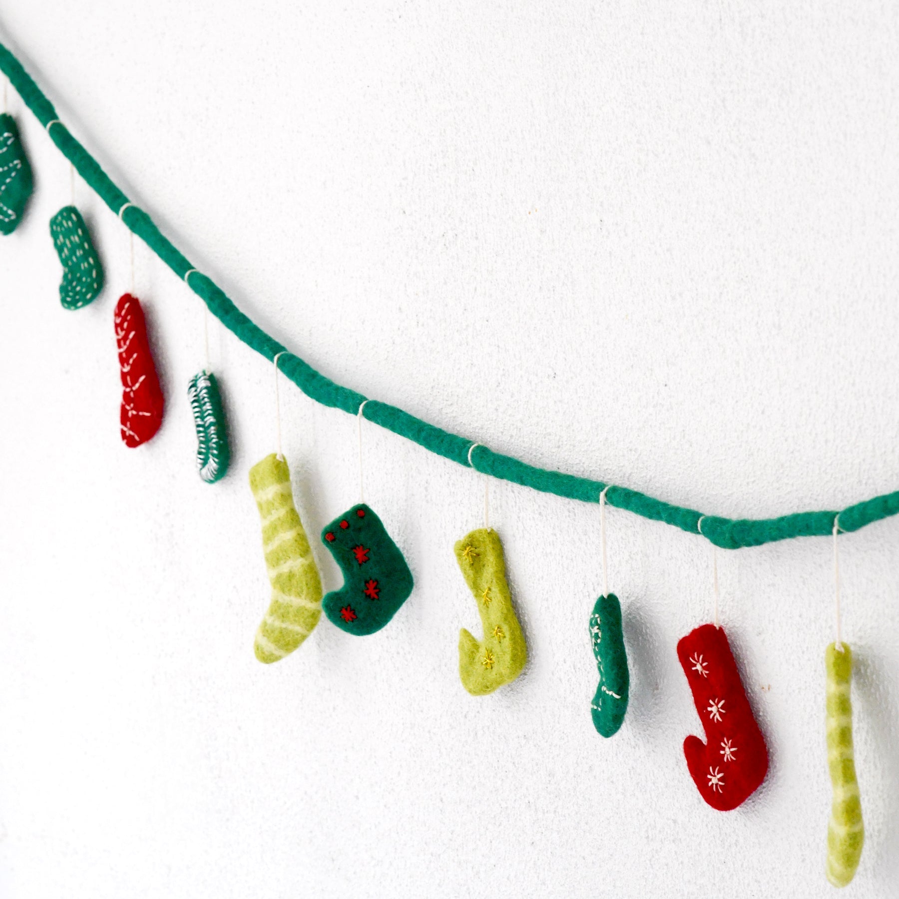 Christmas Stockings Garland - Tara Treasures