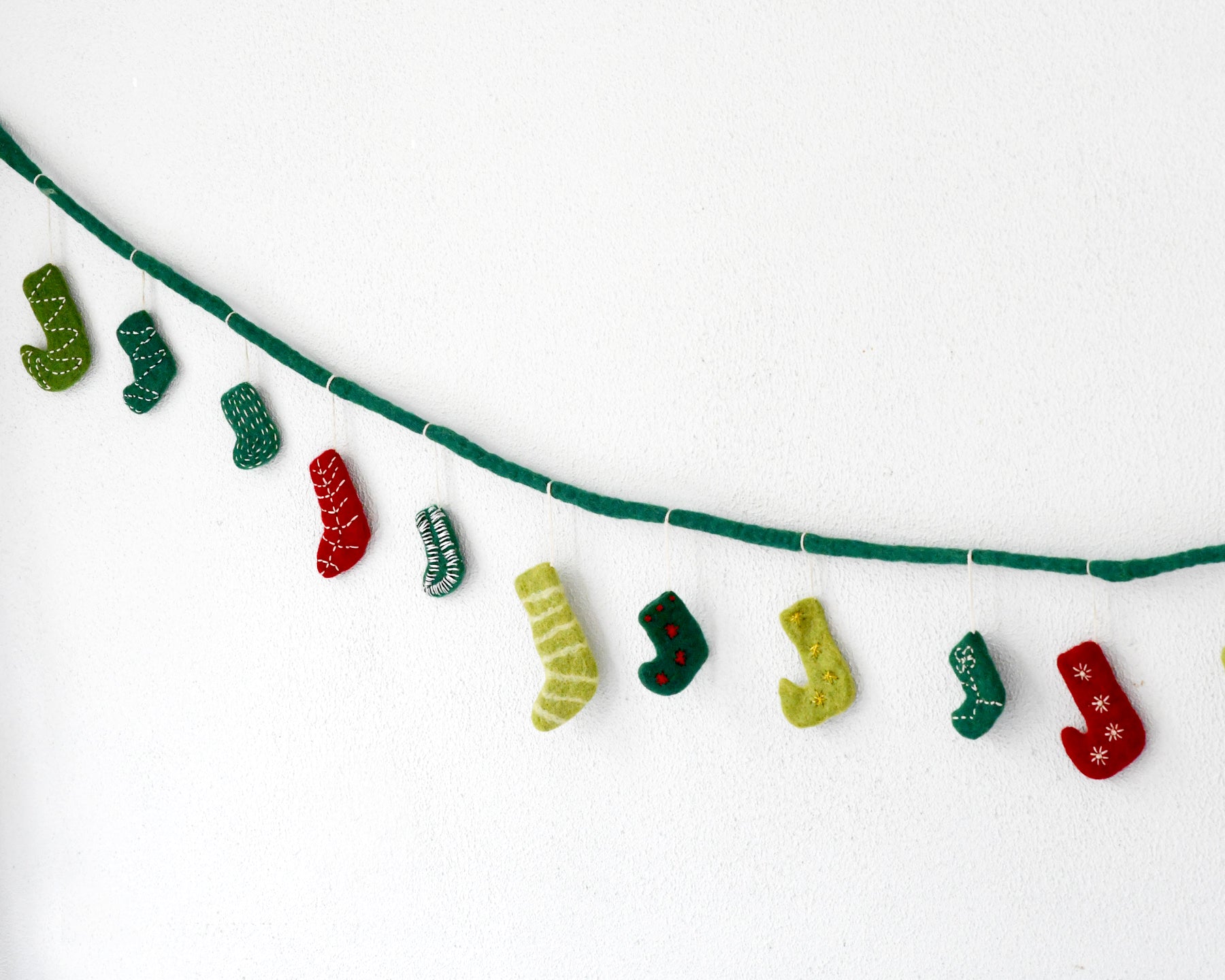 Christmas Stockings Garland - Tara Treasures