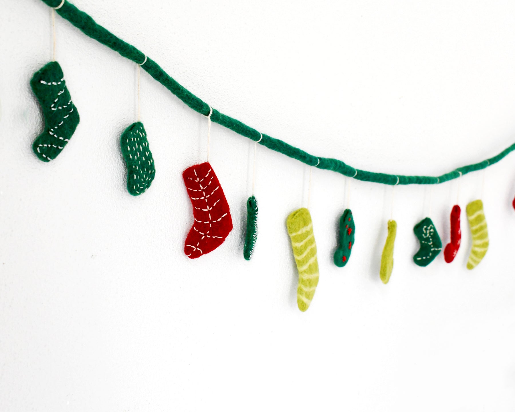 Christmas Stockings Garland - Tara Treasures