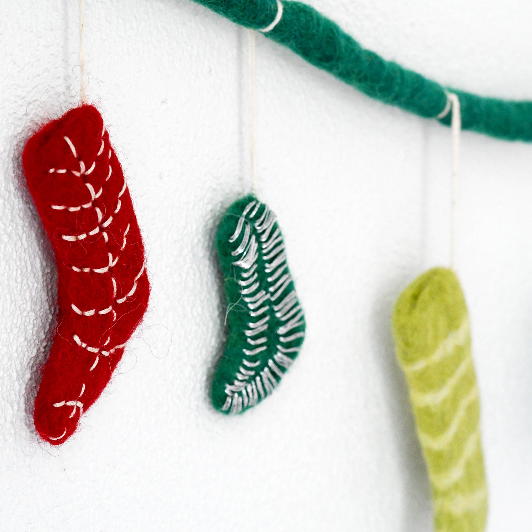 Christmas Stockings Garland - Tara Treasures