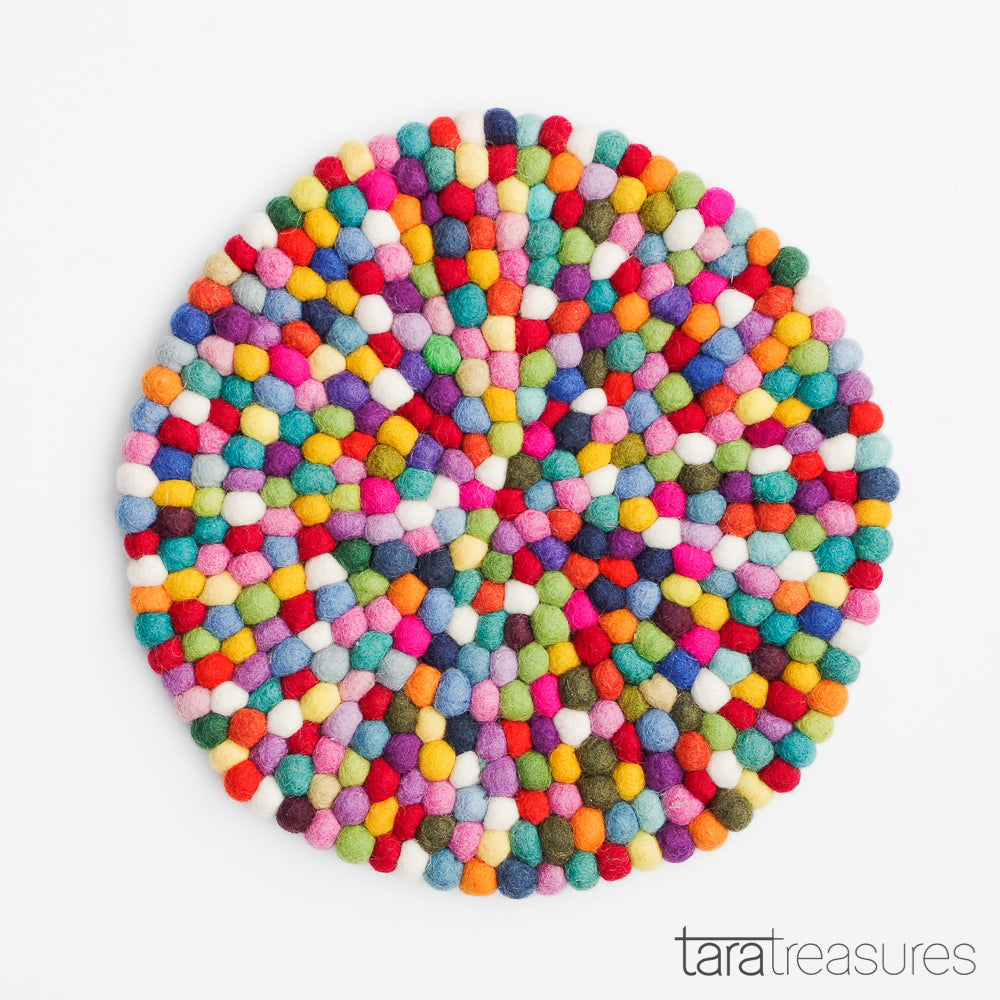 Pot Trivet - Colourful 25cm - Tara Treasures