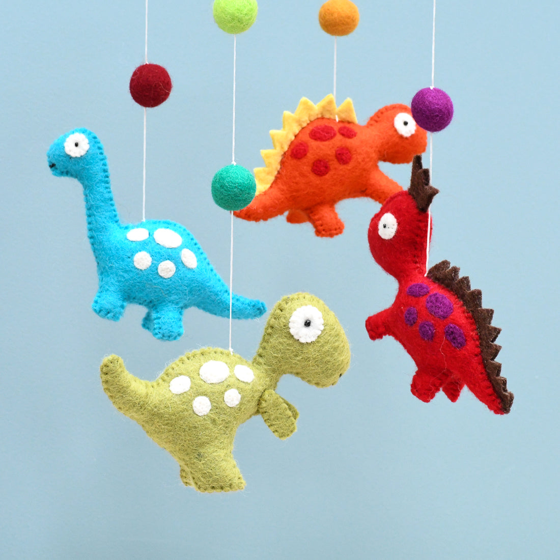 Nursery Cot Mobile - Dinosaurs - Tara Treasures