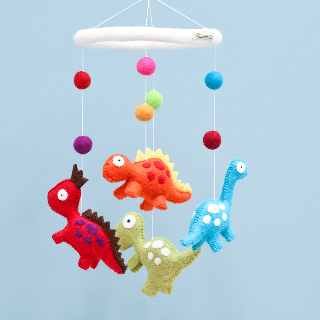 Nursery Cot Mobile - Dinosaurs - Tara Treasures