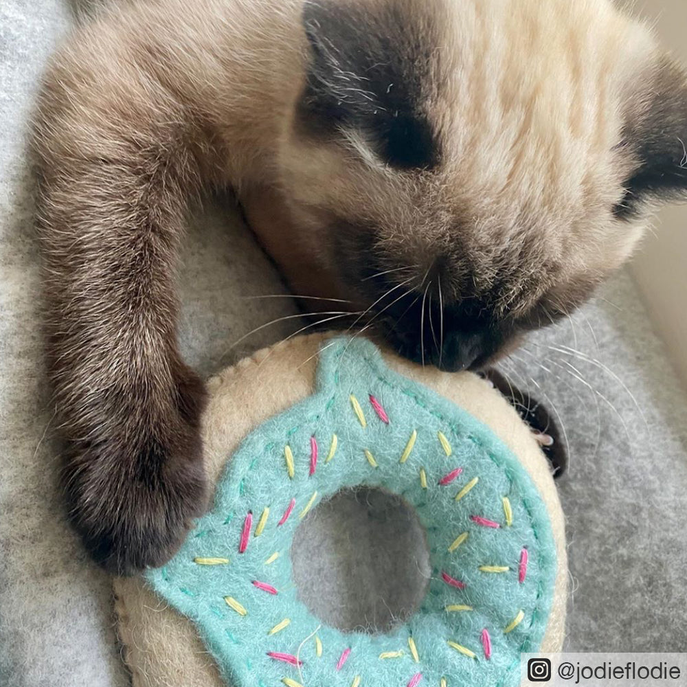 Catnip Donut Toy for Cats - Tara Treasures