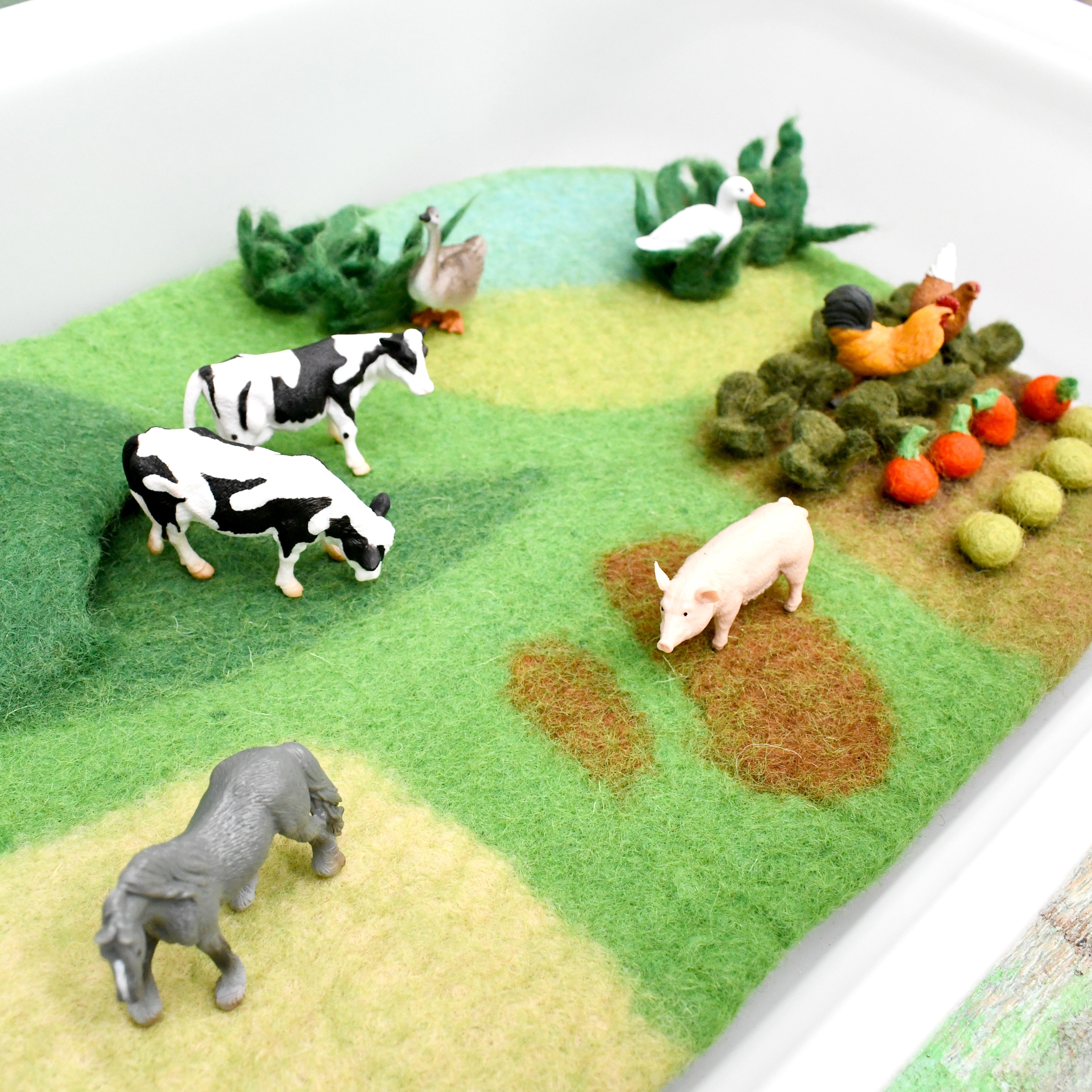 Farm Felt Play Mat Playscape - Tara Treasures