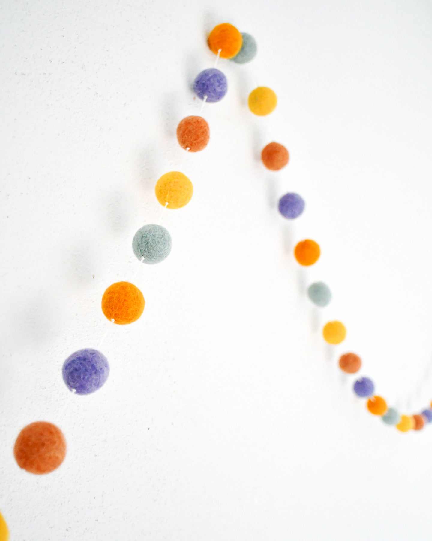 Pompom Felt Ball Garland - Summer - Tara Treasures