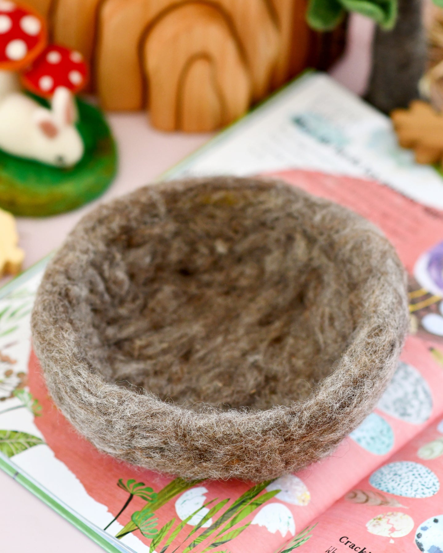 Felt Birds Nest (Nest Only) - Tara Treasures