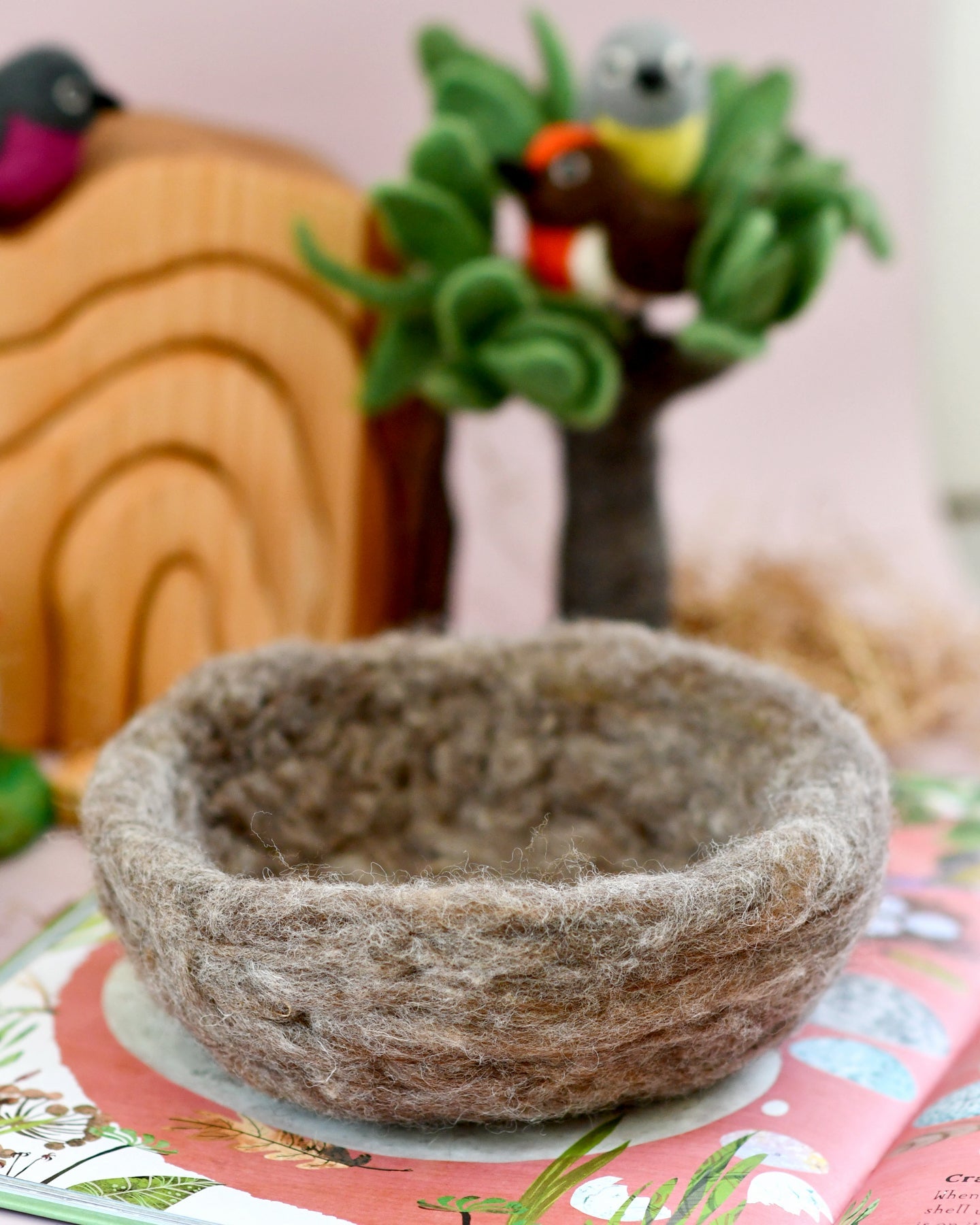 Felt Birds Nest (Nest Only) - Tara Treasures