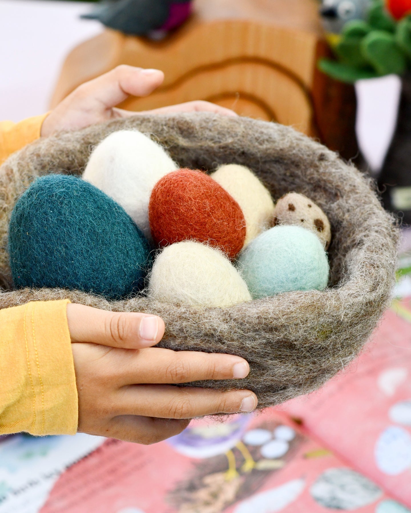 Felt Birds Nest (Nest Only) - Tara Treasures