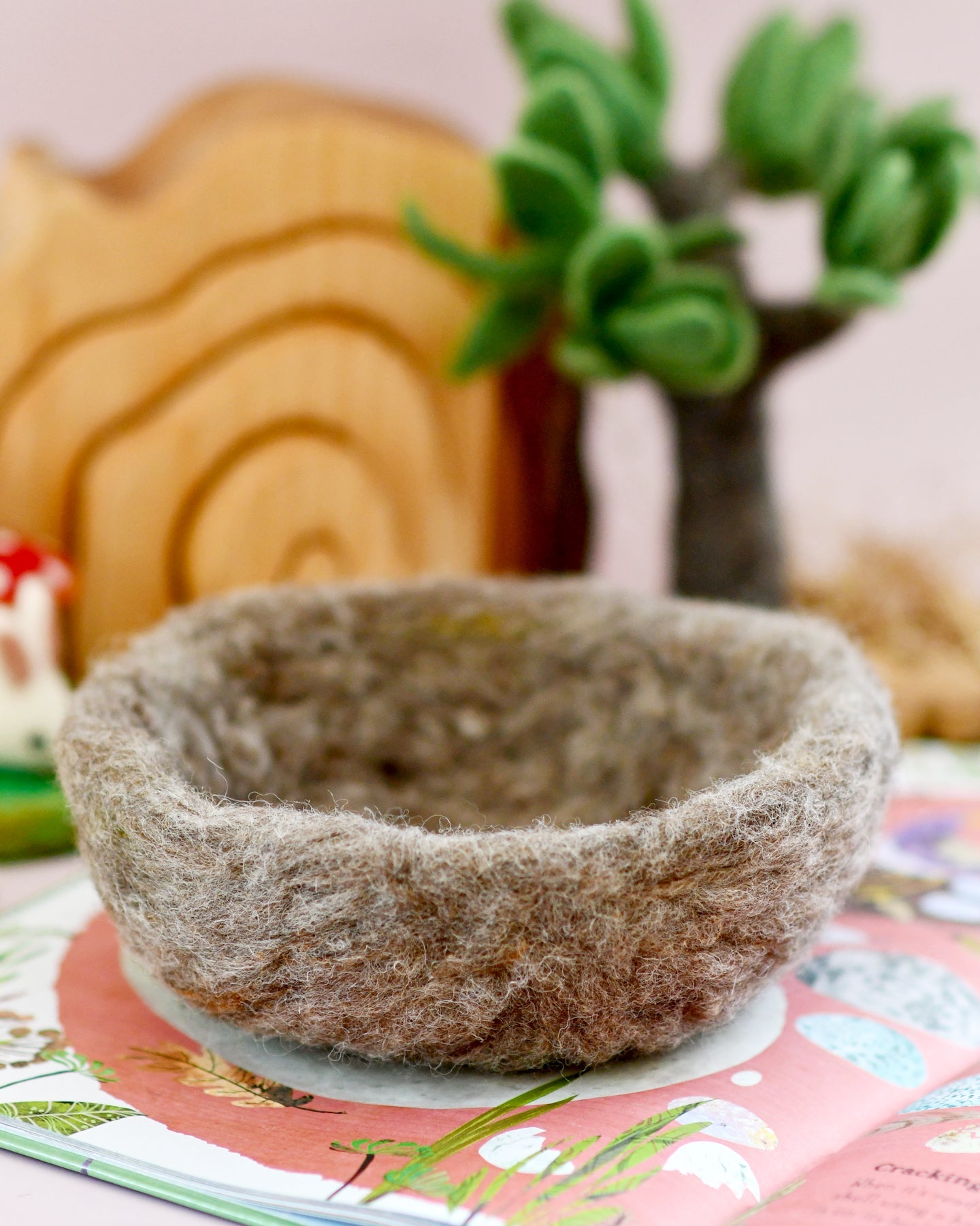 Felt Birds Nest (Nest Only) - Tara Treasures