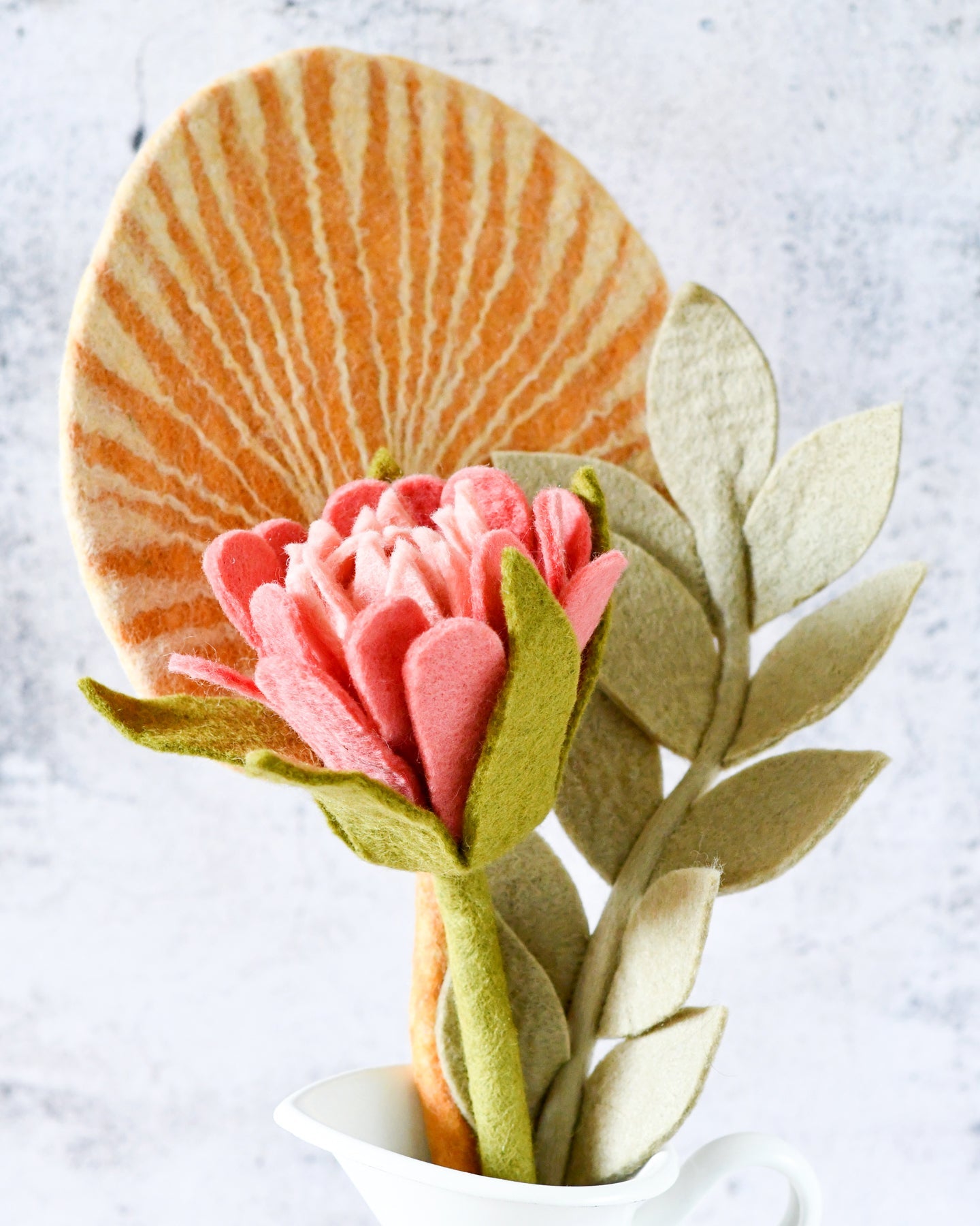 Felt Protea Flower