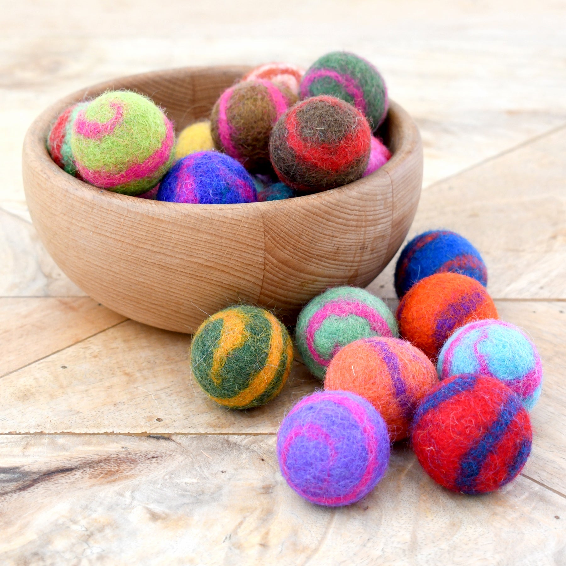 Felt Cat Ball Toys - Tara Treasures