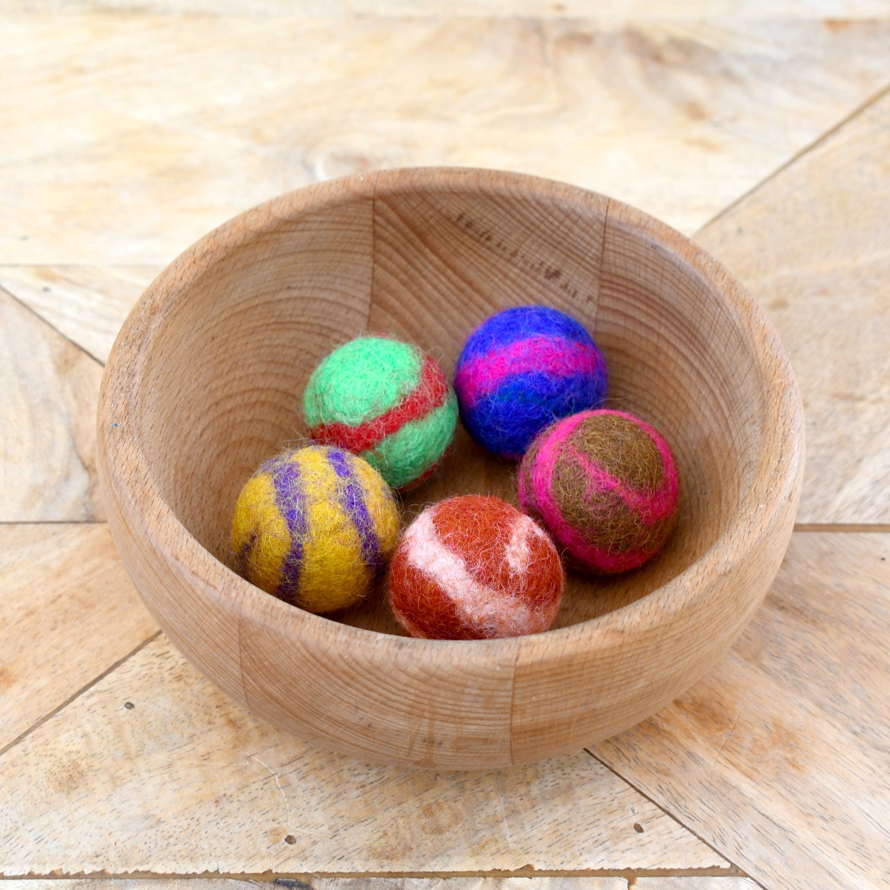 Felt Cat Ball Toys - Tara Treasures