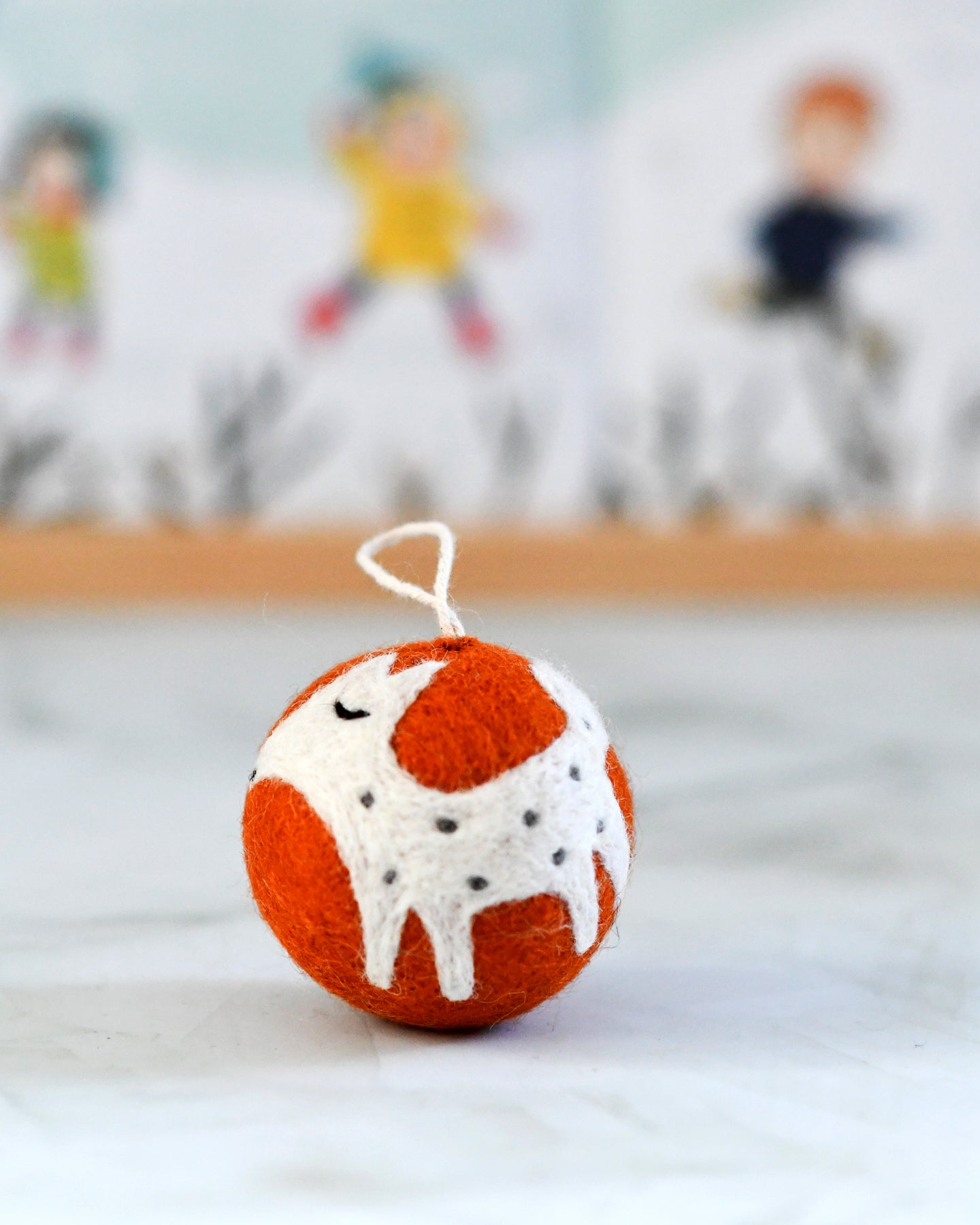 Felt Bauble Christmas Ornament - Deer - Tara Treasures