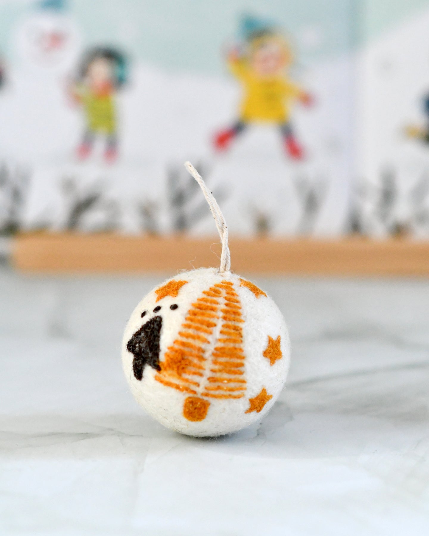 Felt Bauble Christmas Ornament - Christmas Tree - Tara Treasures