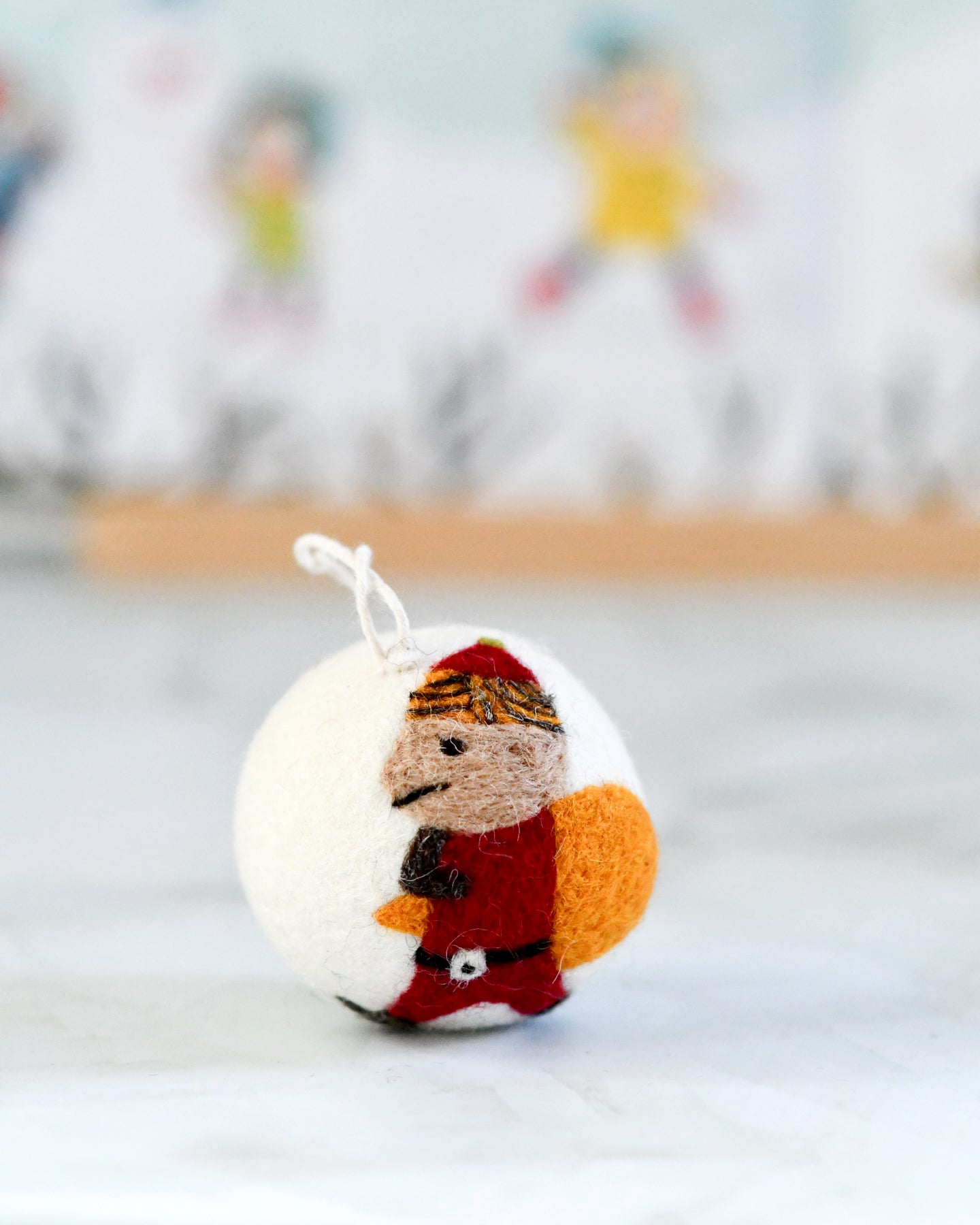 Felt Bauble Christmas Ornament - Christmas Elf - Tara Treasures