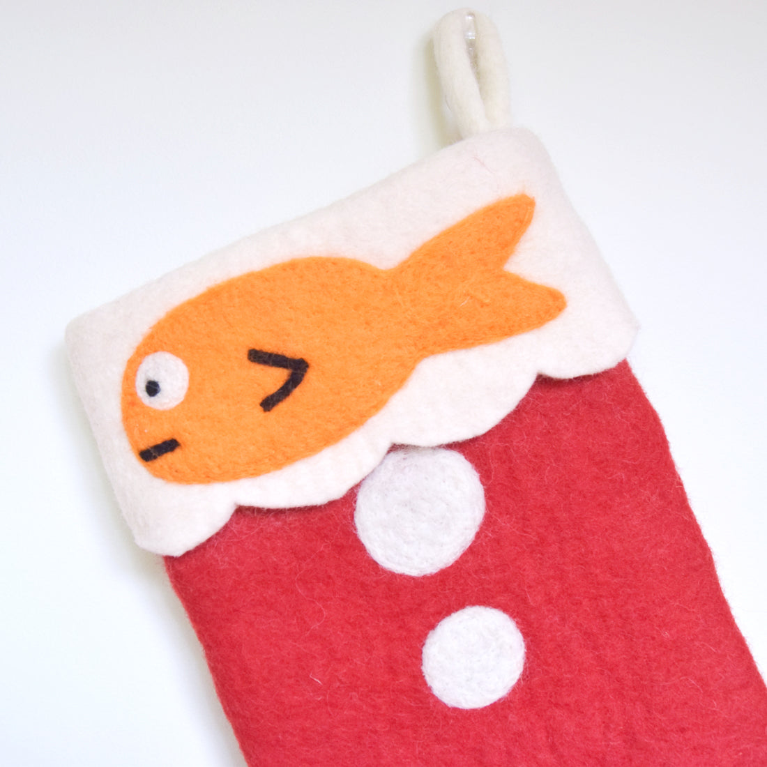 Felt Christmas Stocking for Cats - Tara Treasures