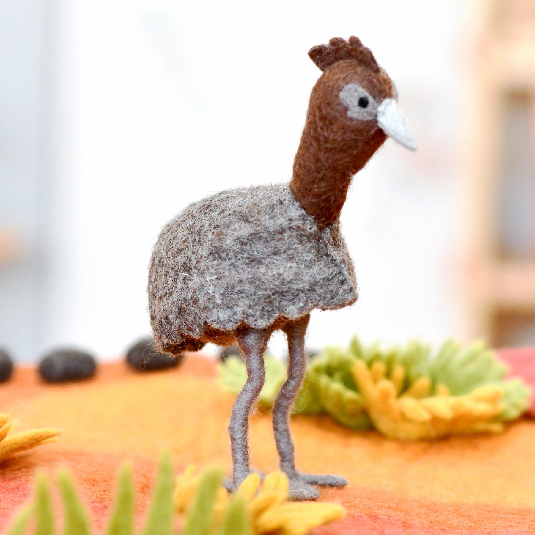 Felt Emu Toy (Australian Animal) - Tara Treasures