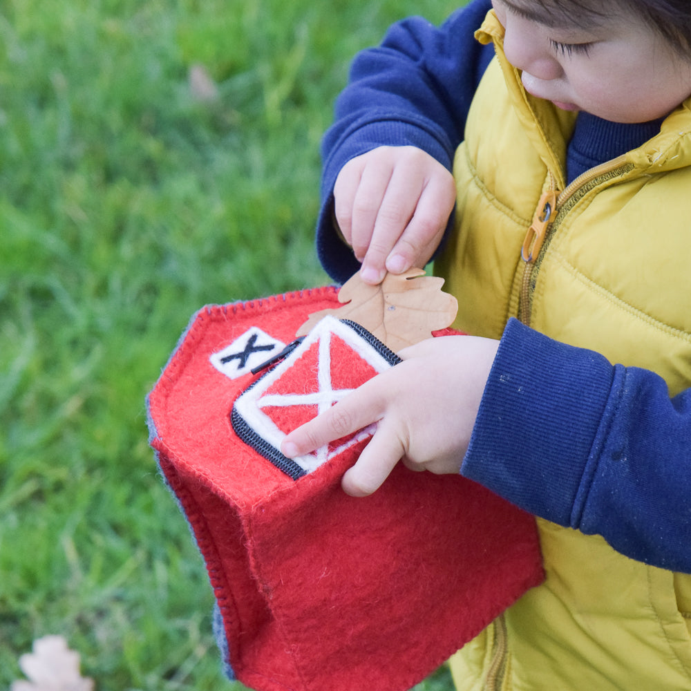 Finger Puppets - Farm Barn (Farmhouse) Bag - Tara Treasures