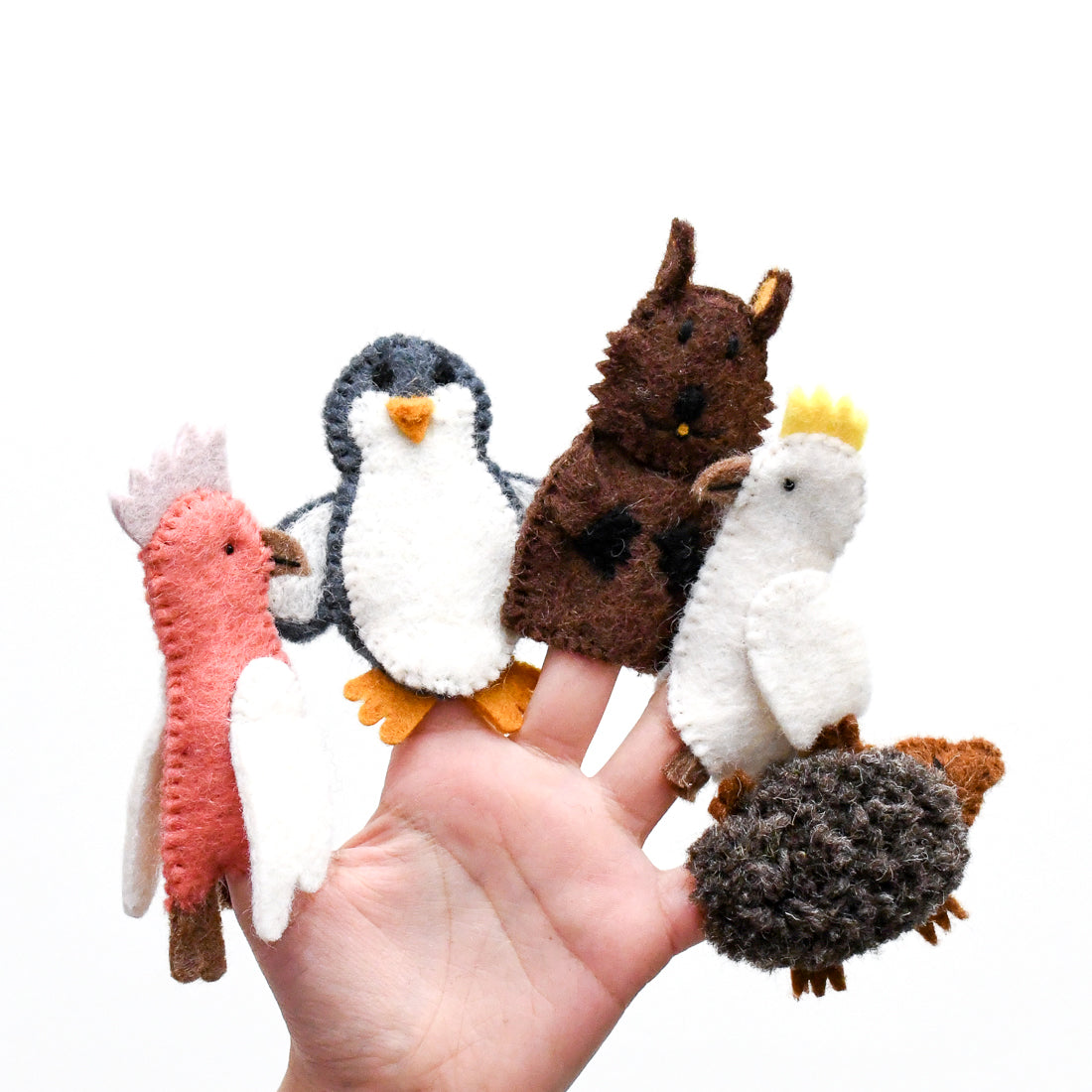 Australian Animals B, Finger Puppet Set - Tara Treasures